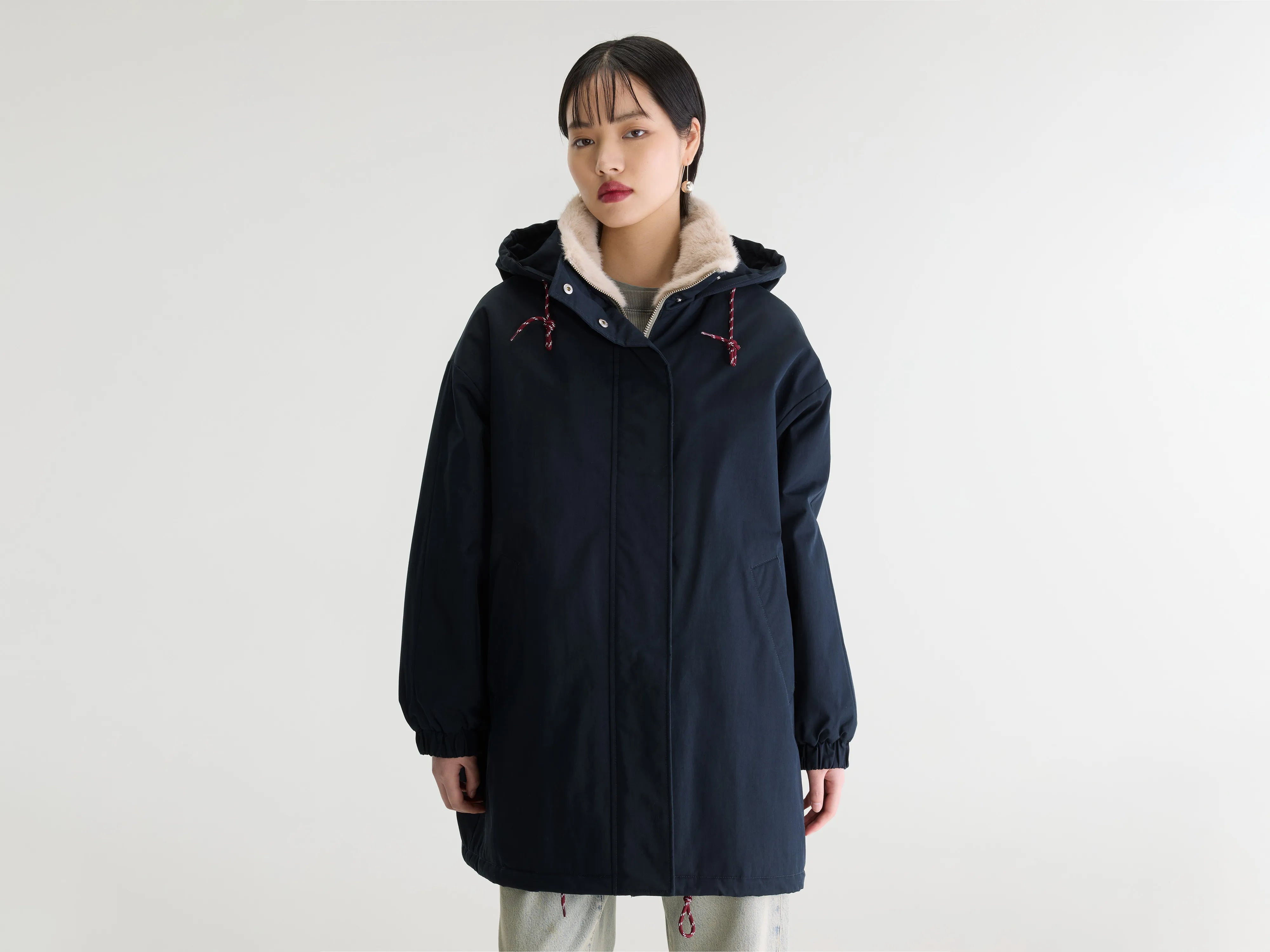 Parka à capuche Jade (262 / W / NAVY)