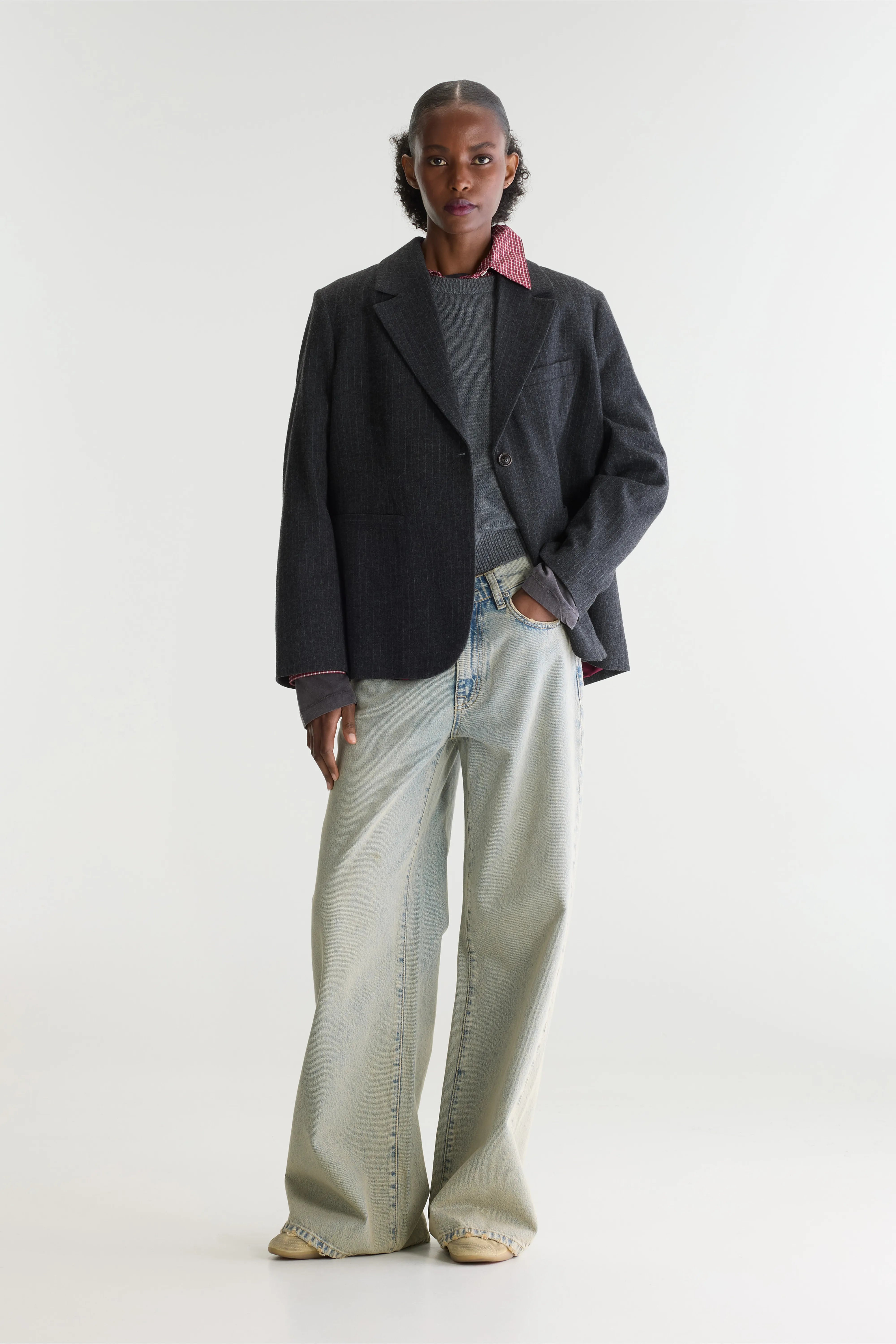 Valenti klassieke blazer (262 / W / STRIPE A)