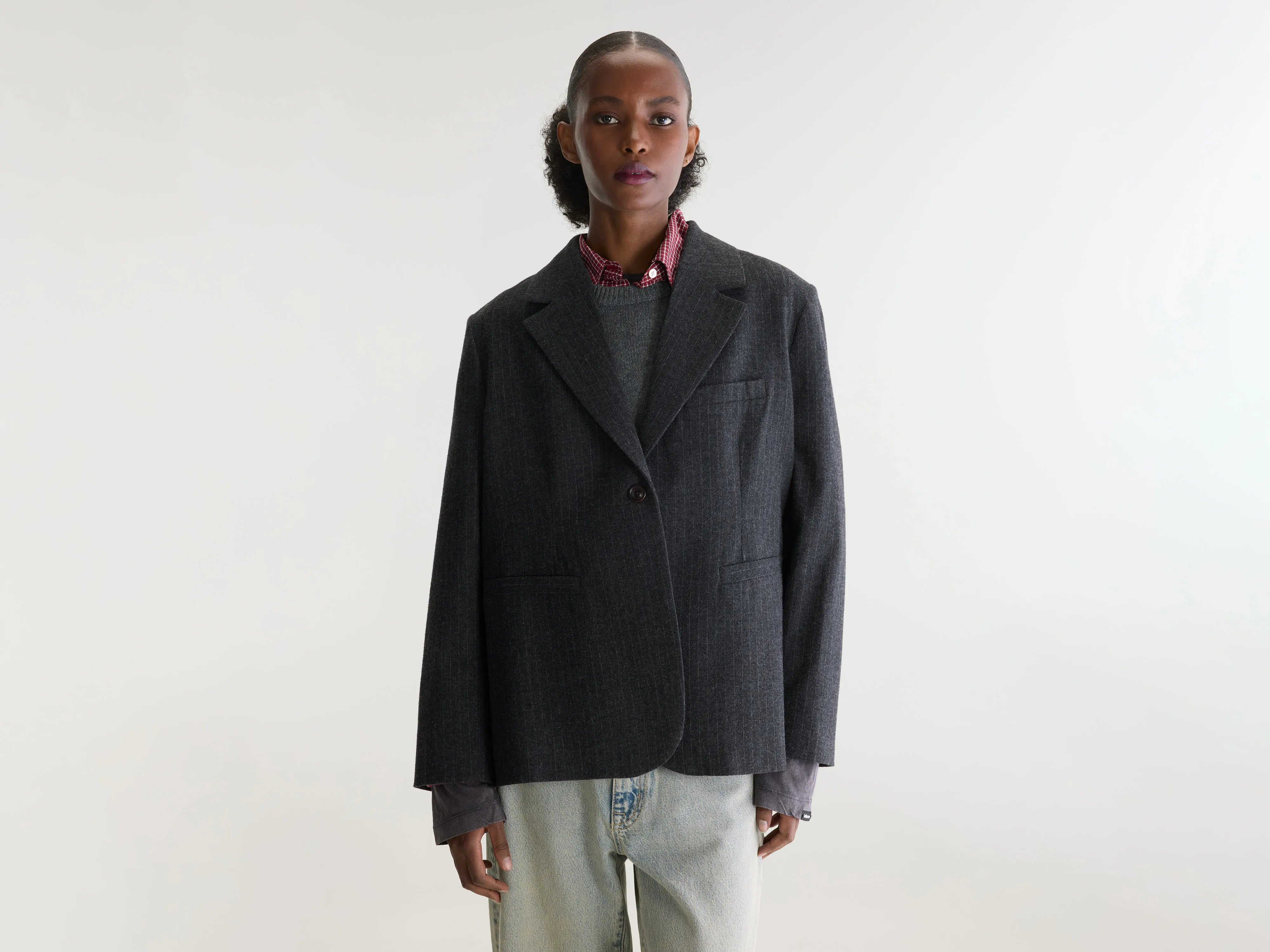Valenti klassieke blazer (262 / W / STRIPE A)
