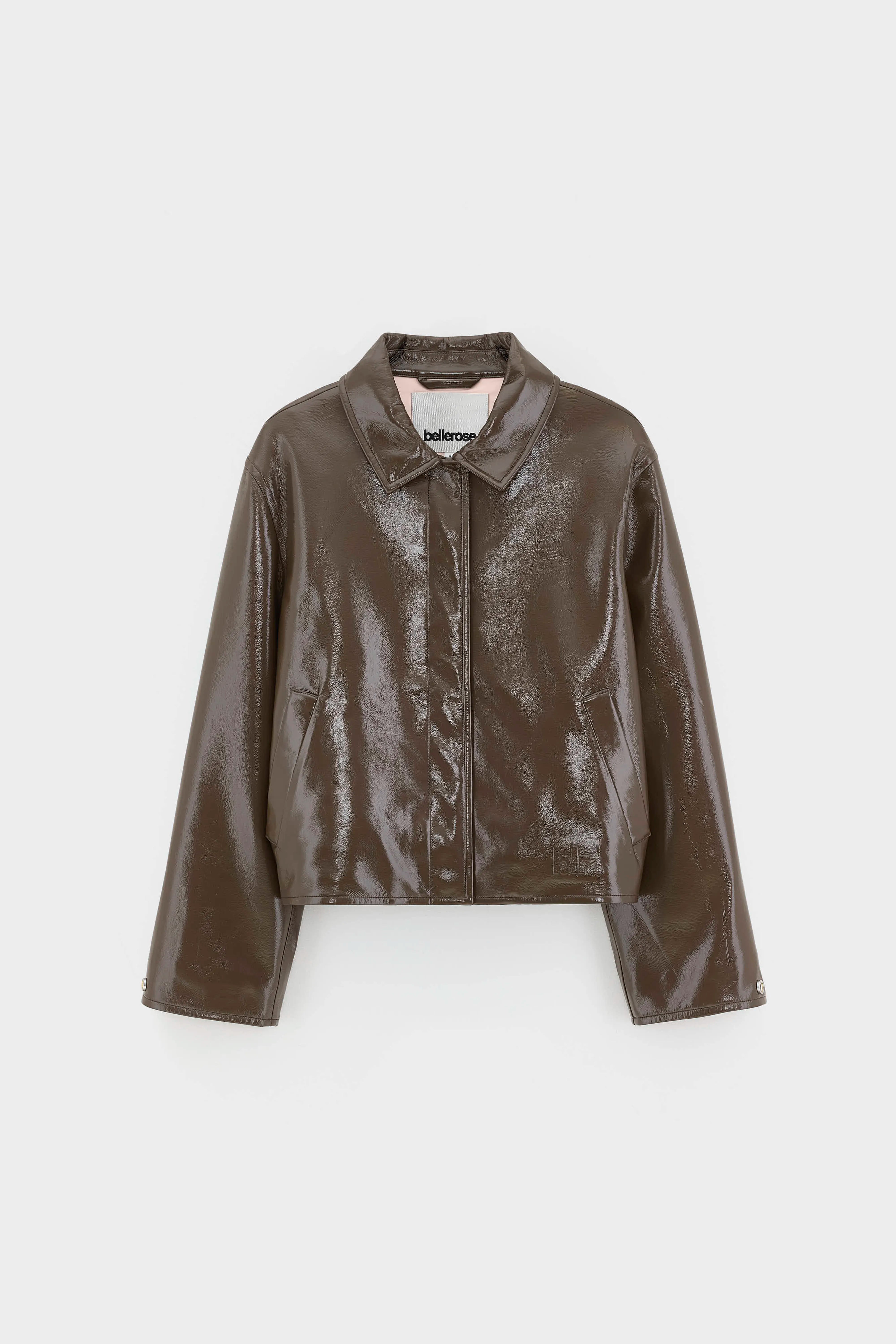 Harred faux-leather jacket (262 / W / CARBONE)
