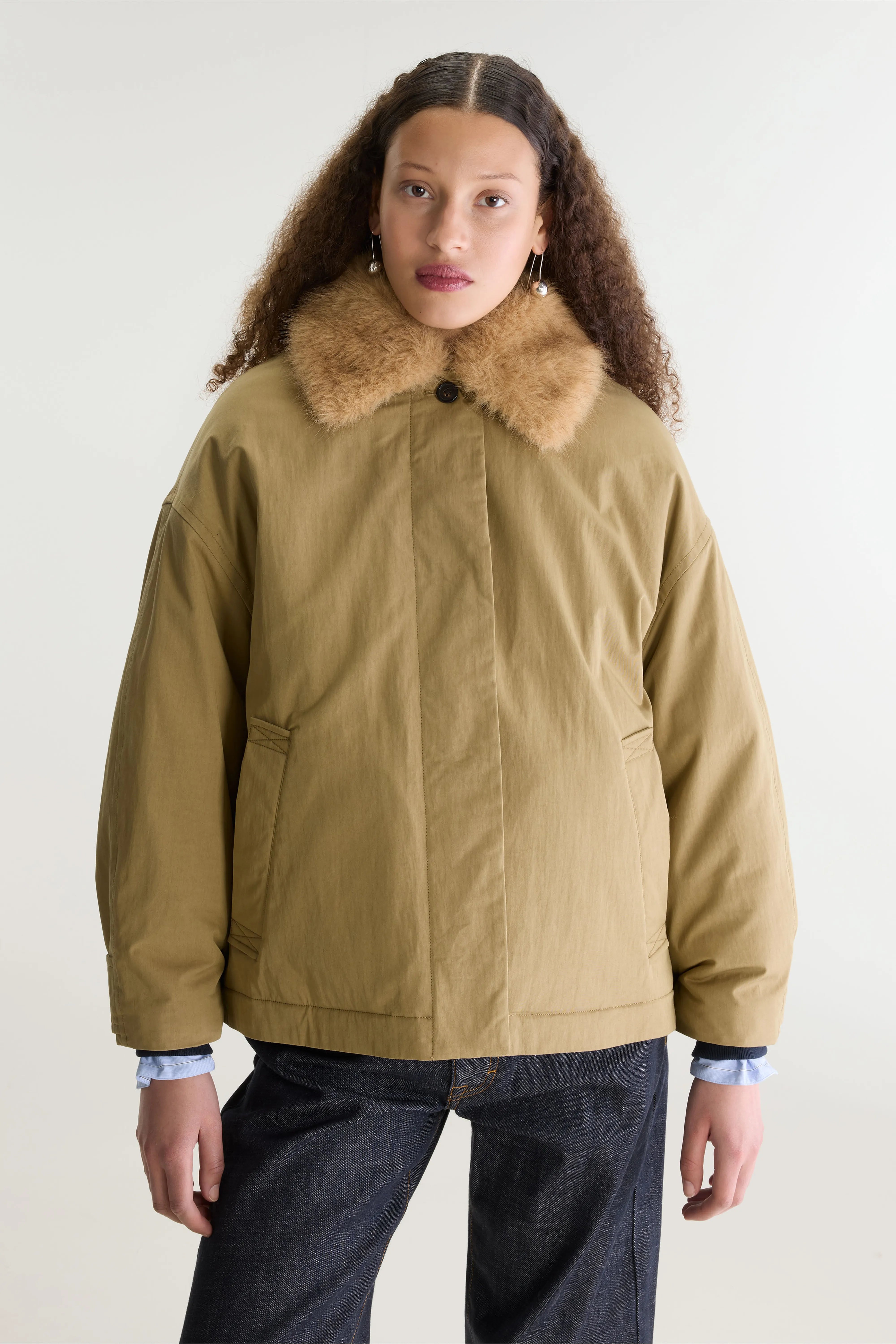 Hilma trench-stijl jas (262 / W / SOIL)