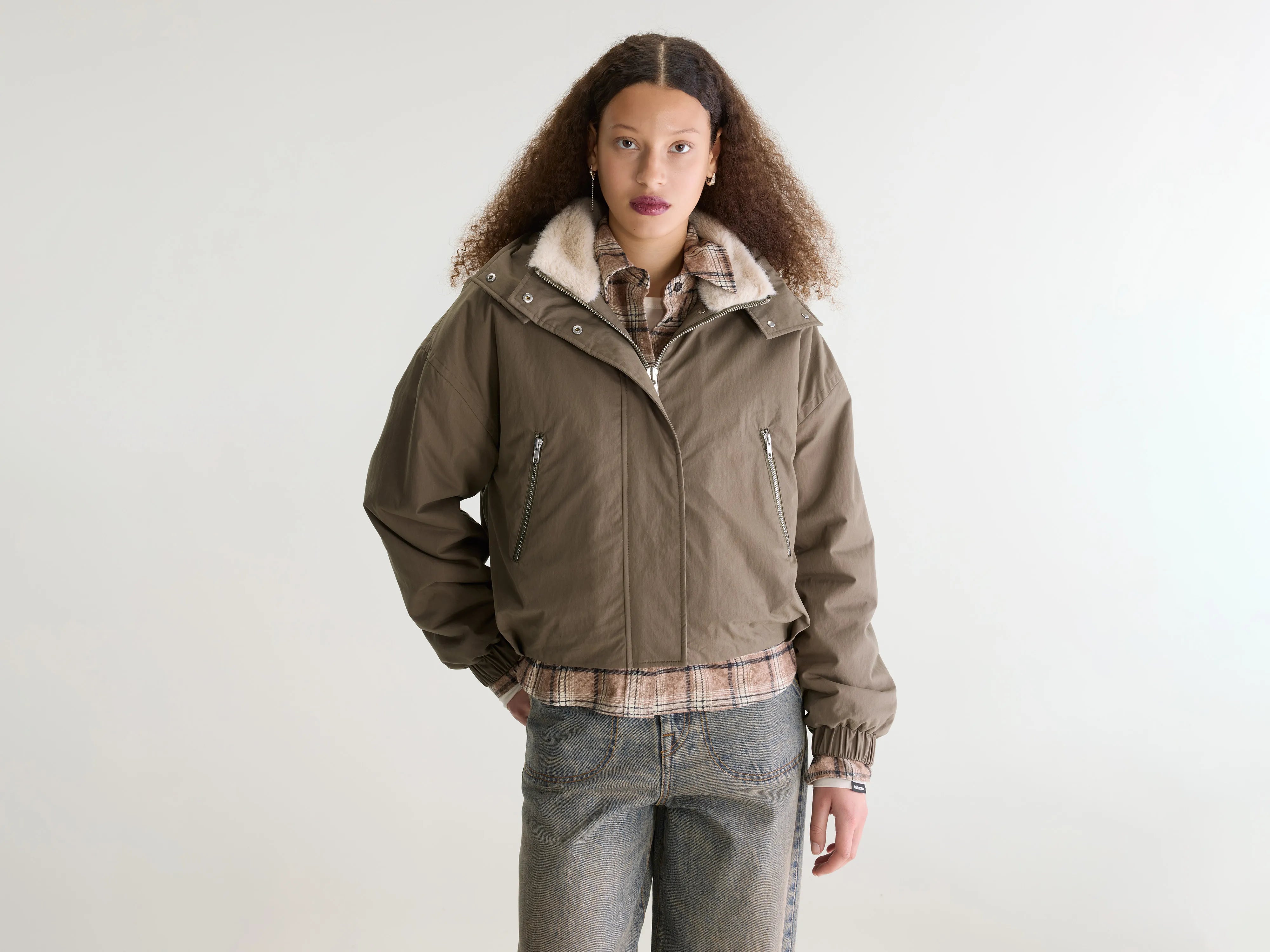 Veste courte Herna (262 / W / TARMAC)
