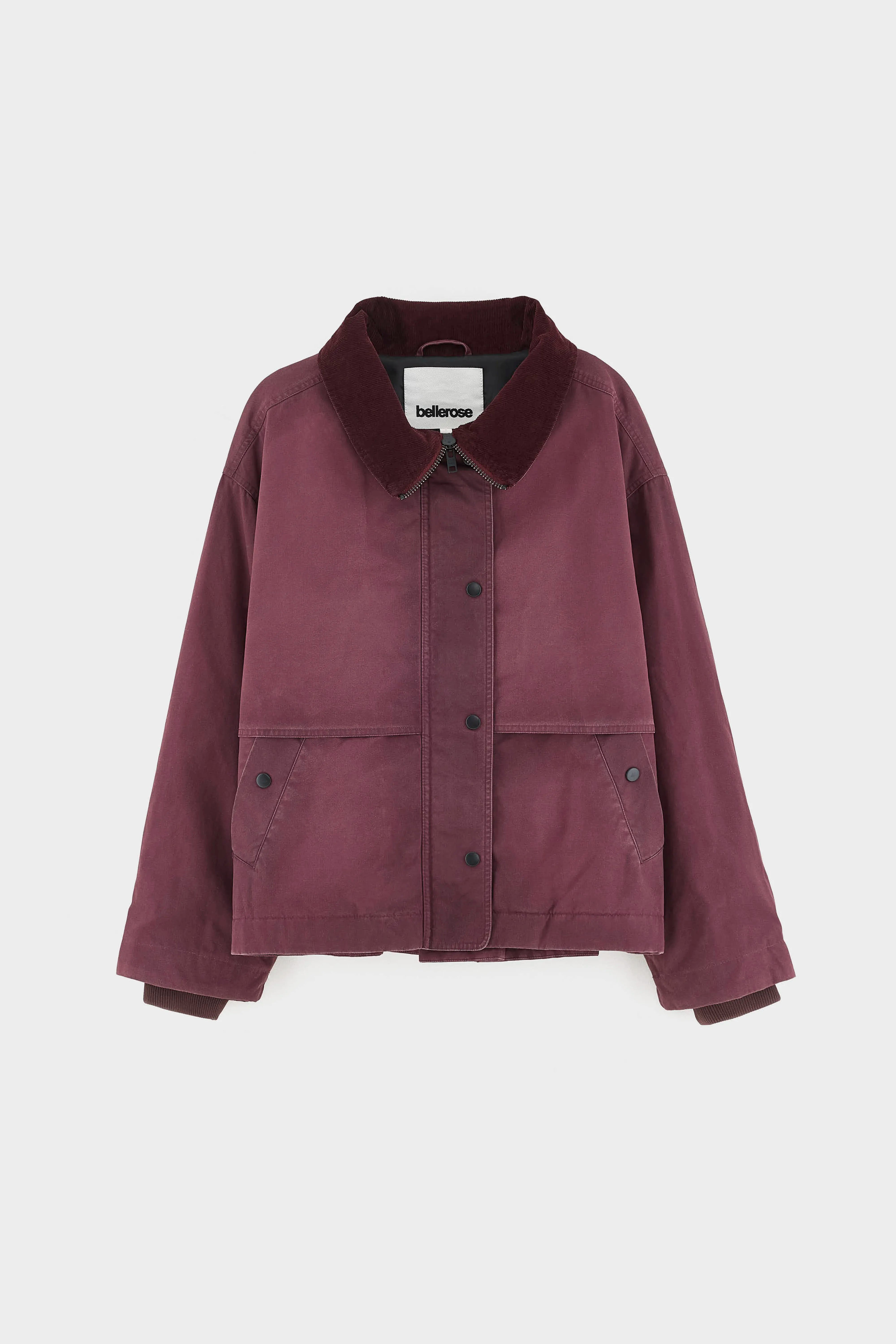 Jazlin relaxed jacket (262 / W / BURGUNDY)