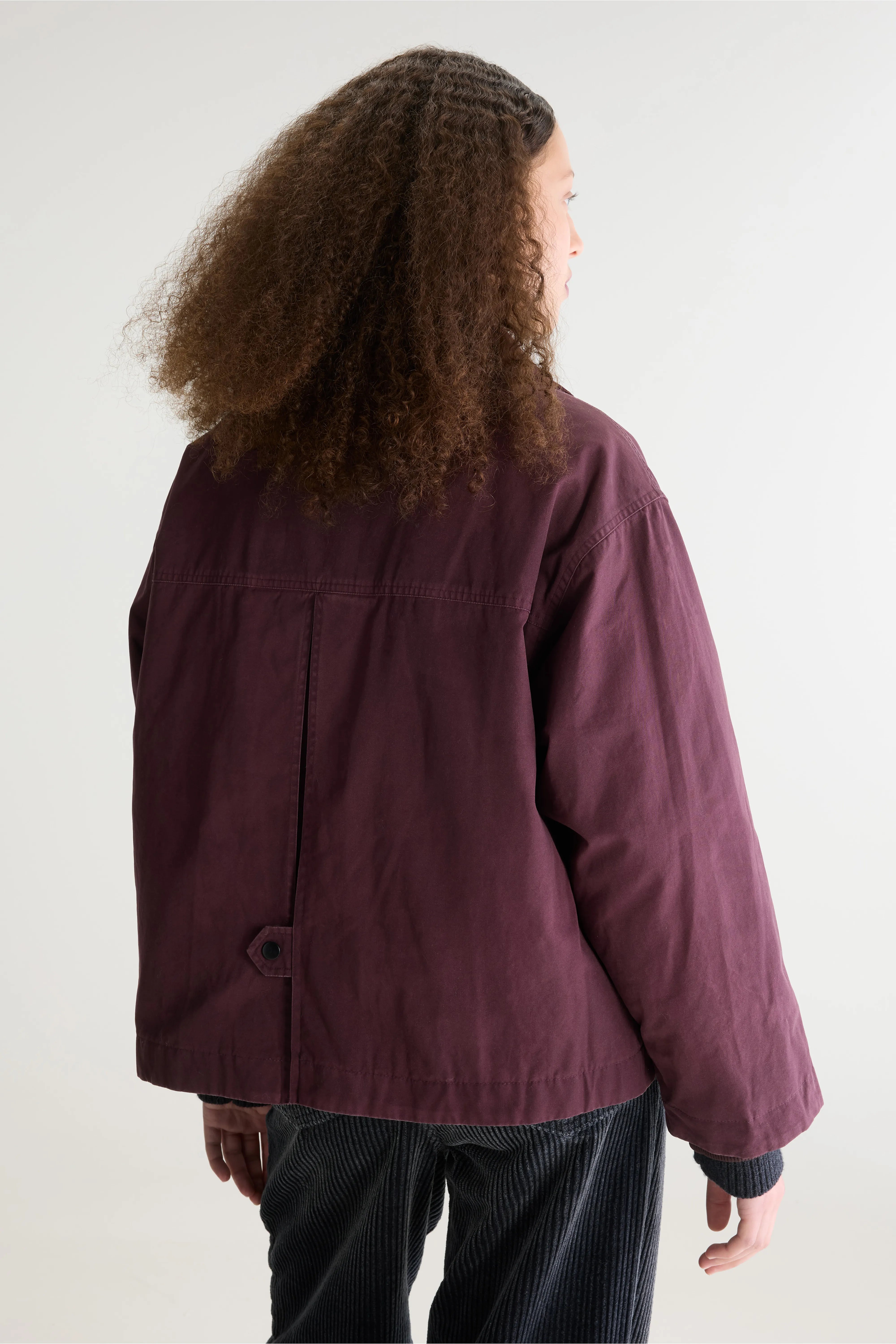 Jazlin relaxed jacket (262 / W / BURGUNDY)
