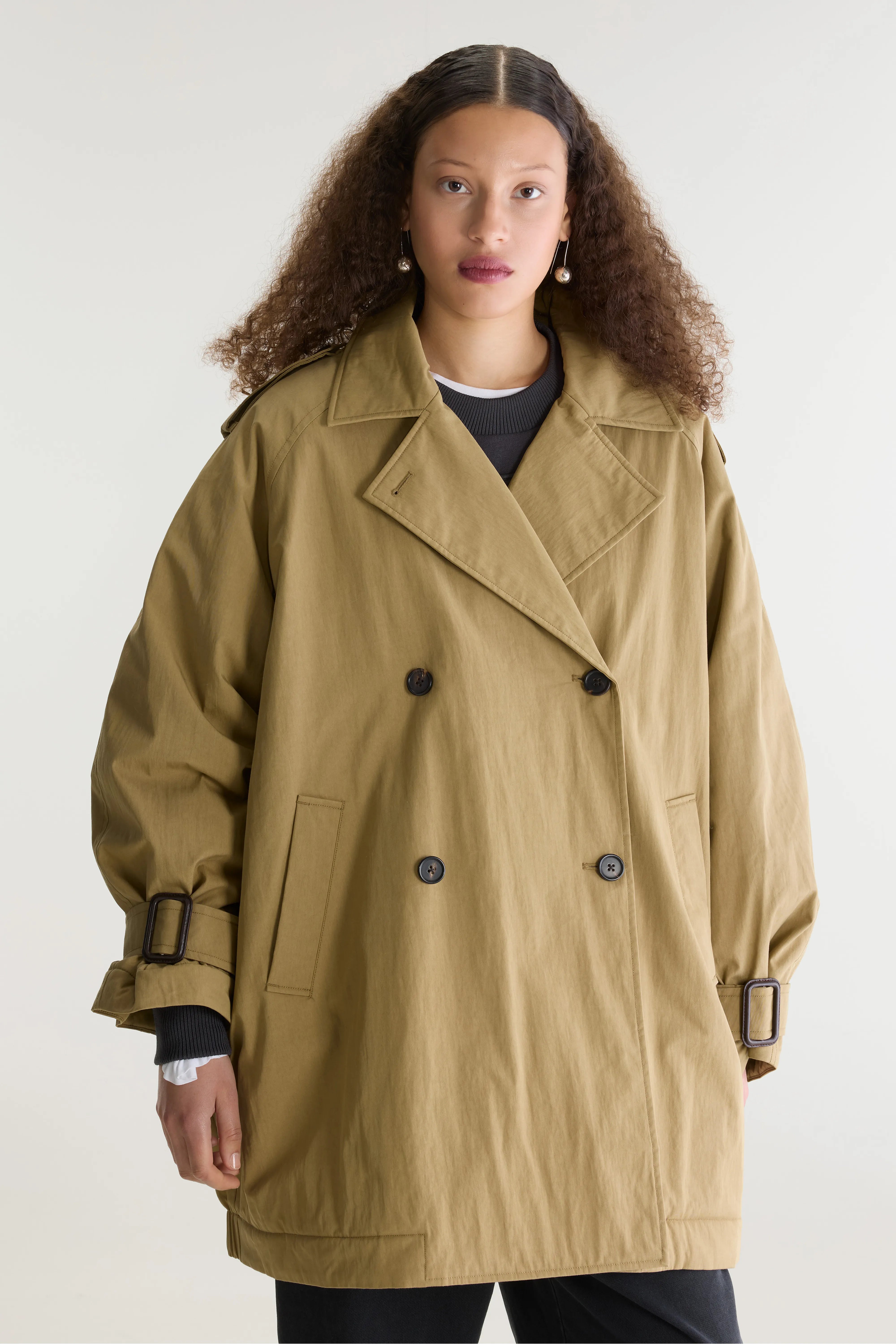 Veste courte façon trench Harlon (262 / W / SOIL)