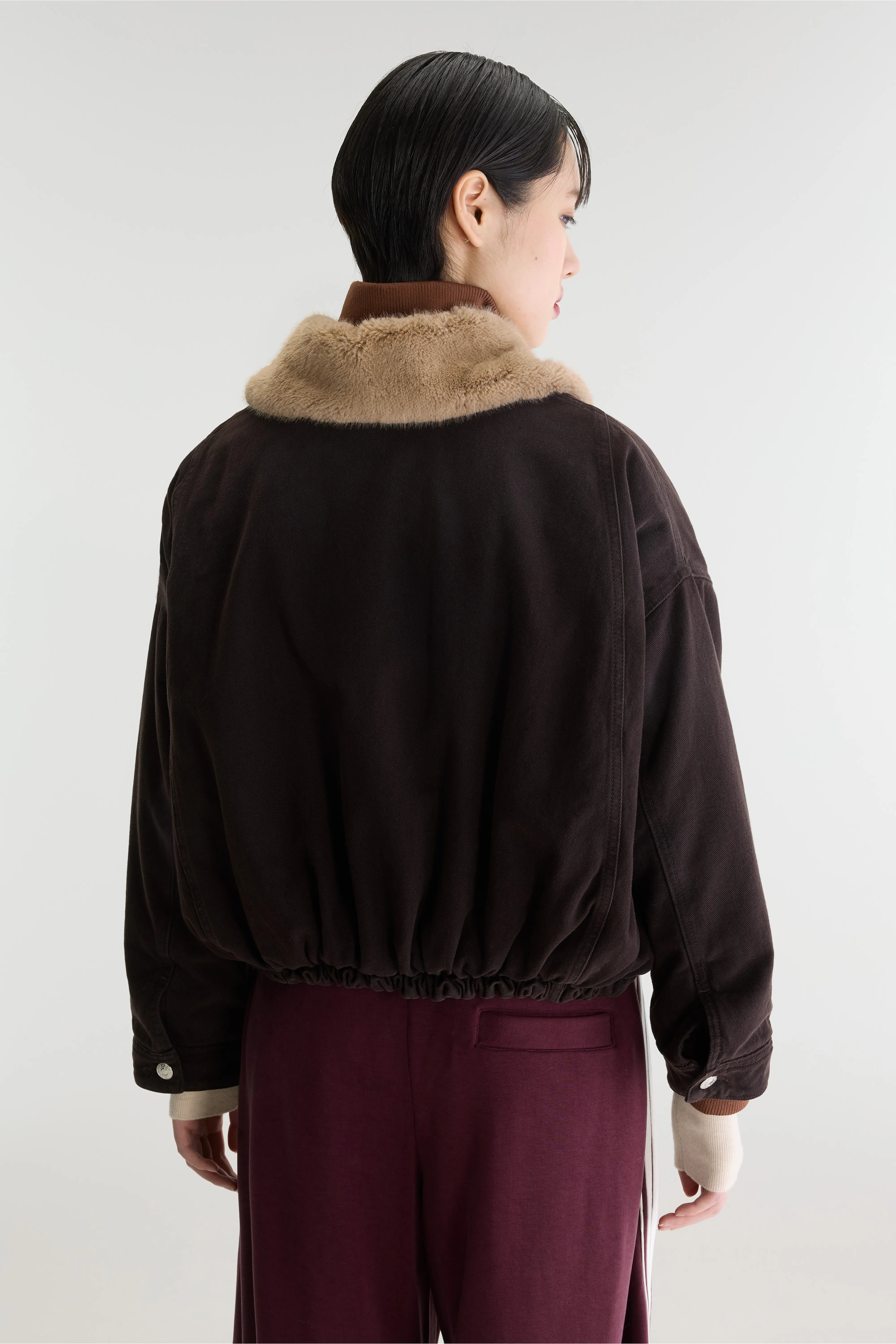 Veste en denim Pias (262 / W / DARK ROAST)