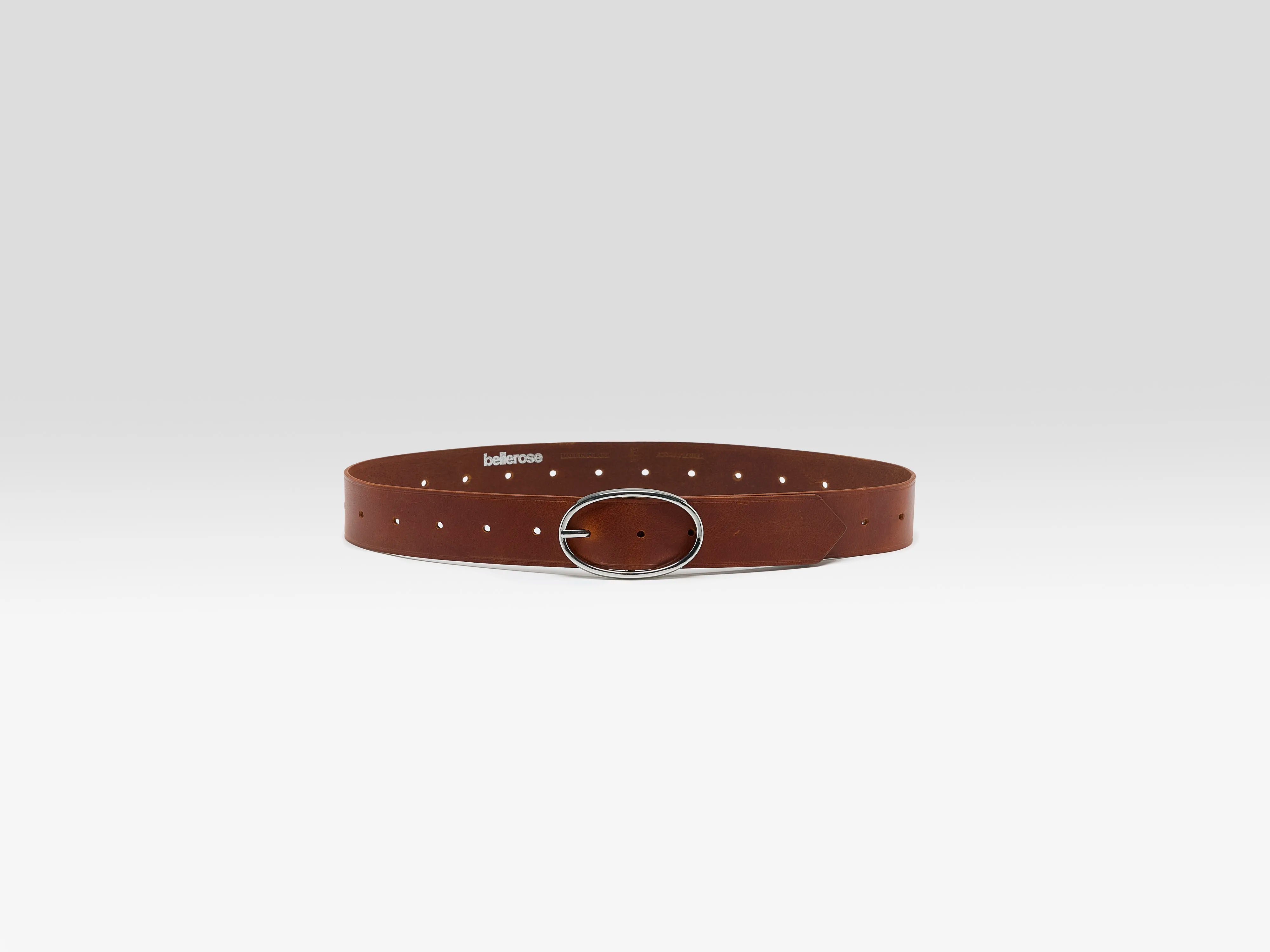 Sanel leather belt (262 / W / COGNAC)