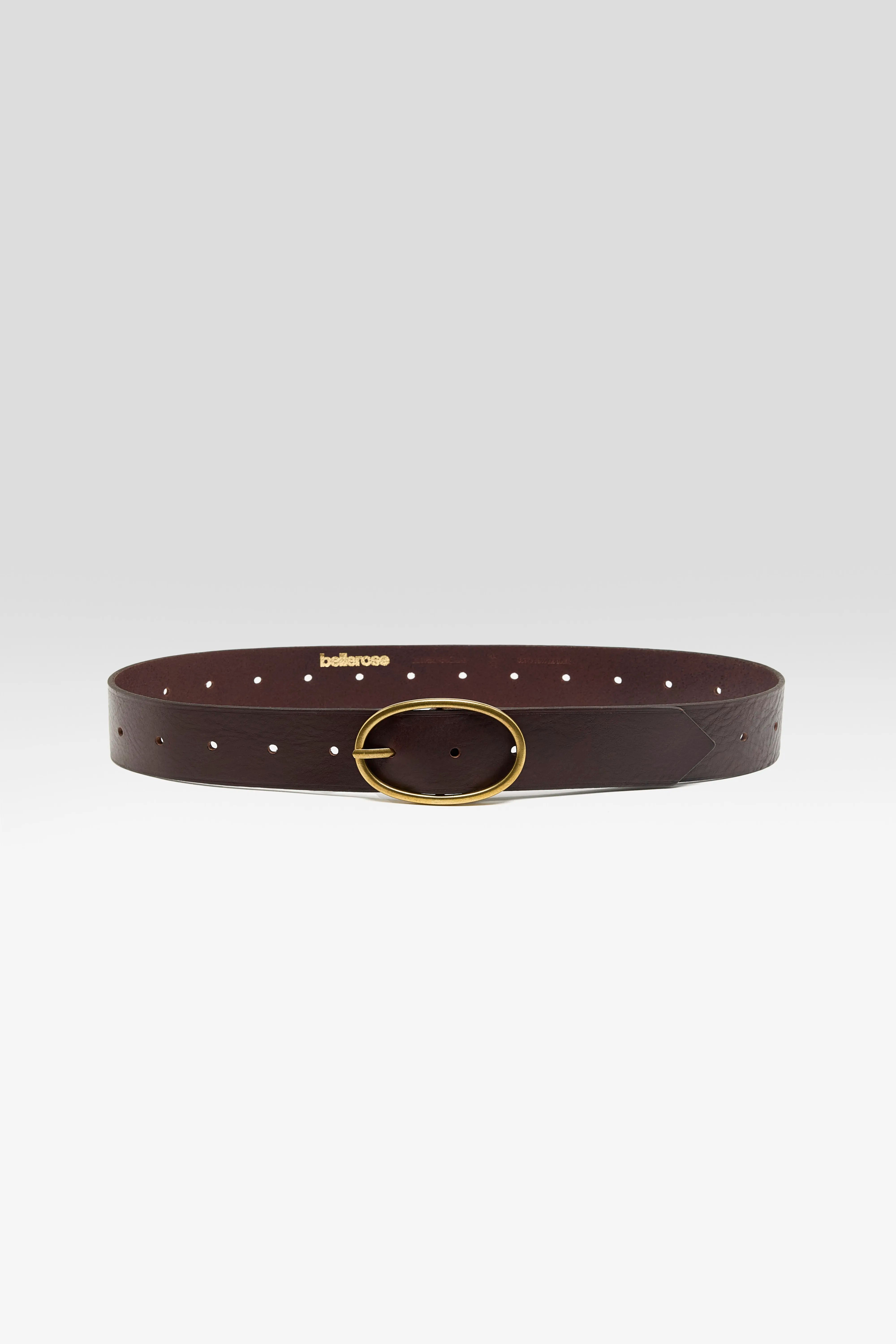 Ceinture en cuir Sanel (262 / W / DARK BROWN)