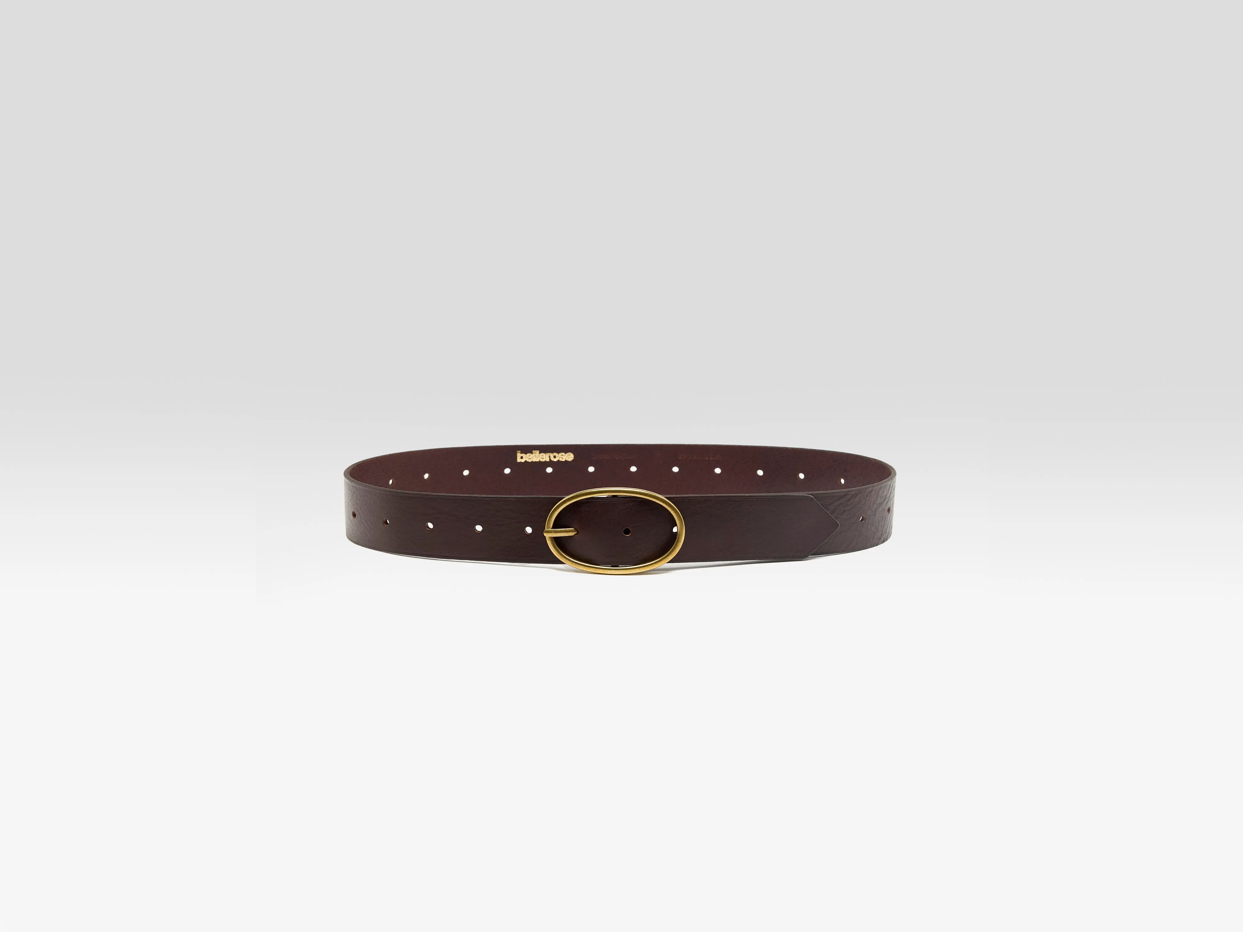 Ceinture en cuir Sanel (262 / W / DARK BROWN)