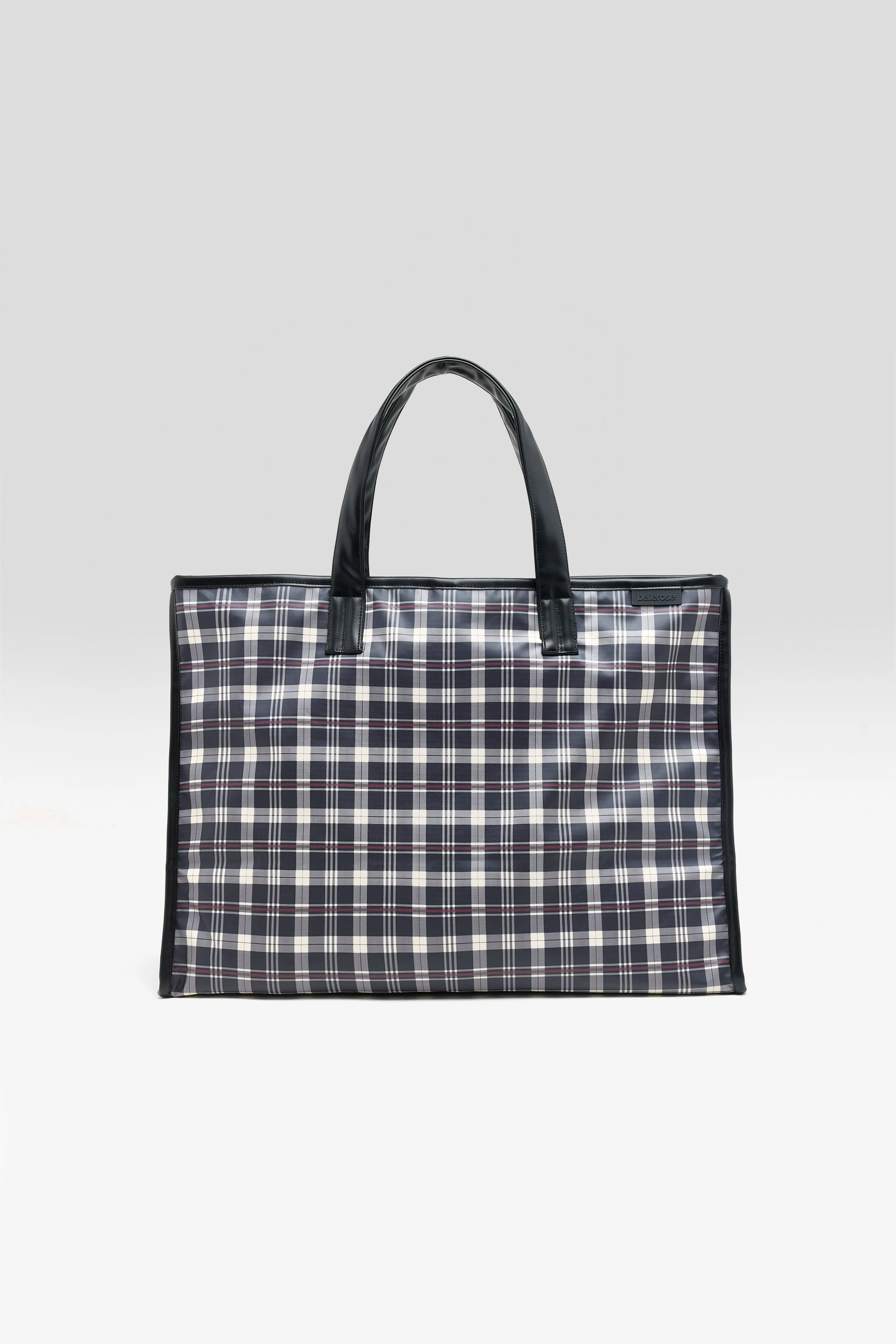 Hecky checked tote bag (262 / W / CHECK A)