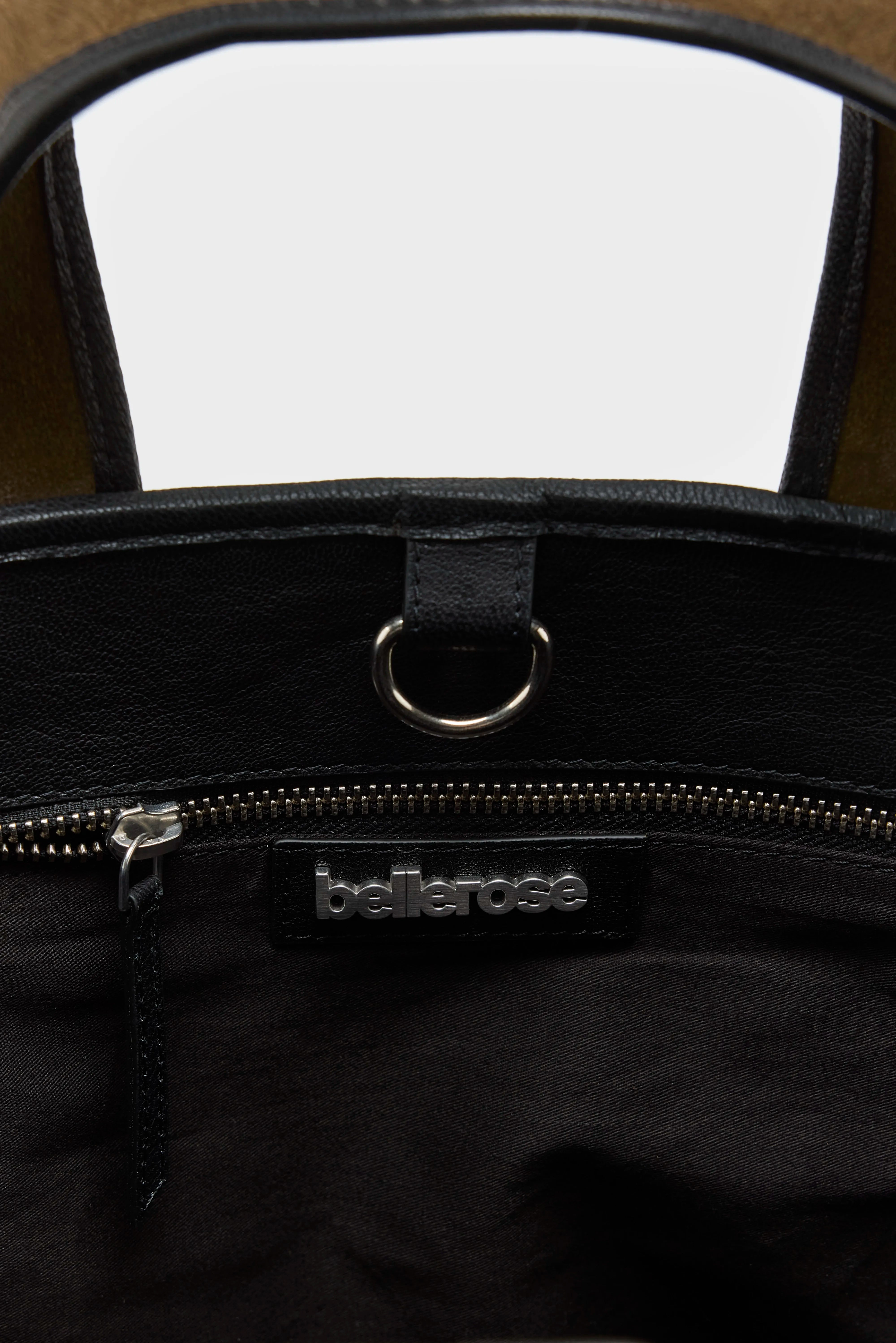 Kub mini suede-leather bag (262 / W / ARMY)