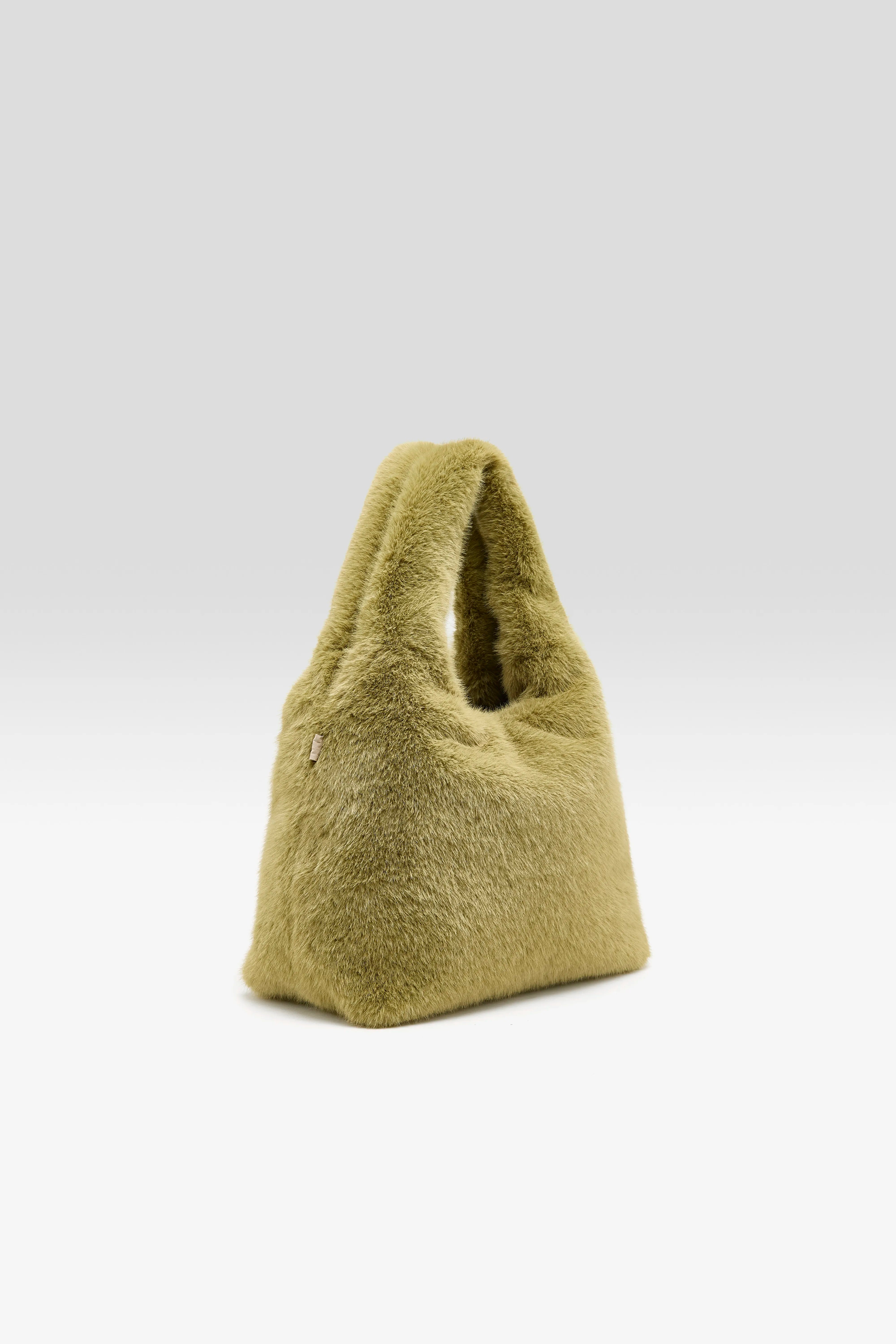 Sac à main en fausse fourrure Helga (262 / W / TILLEUL)