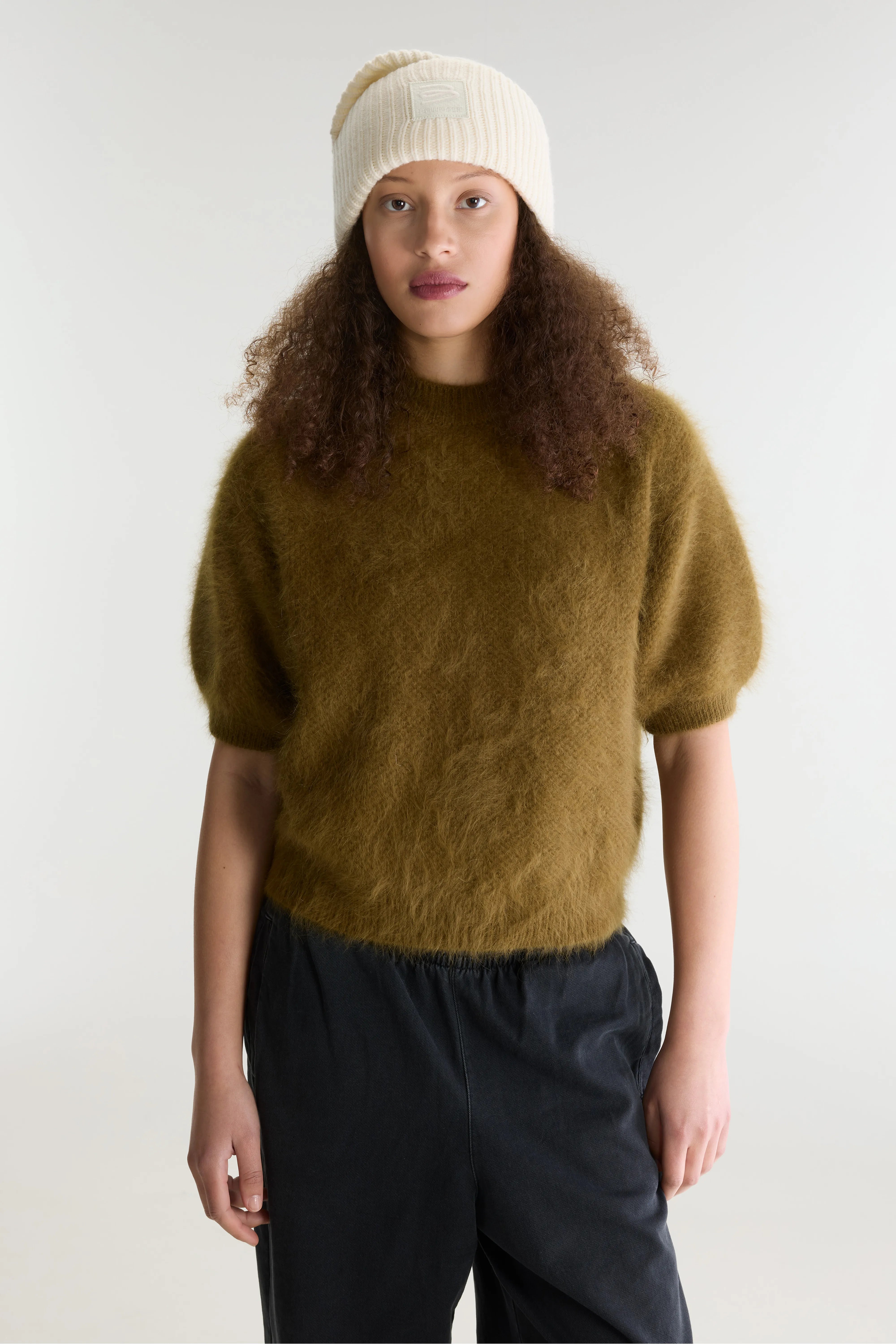 Darza short-sleeve sweater (262 / W / TABAC)