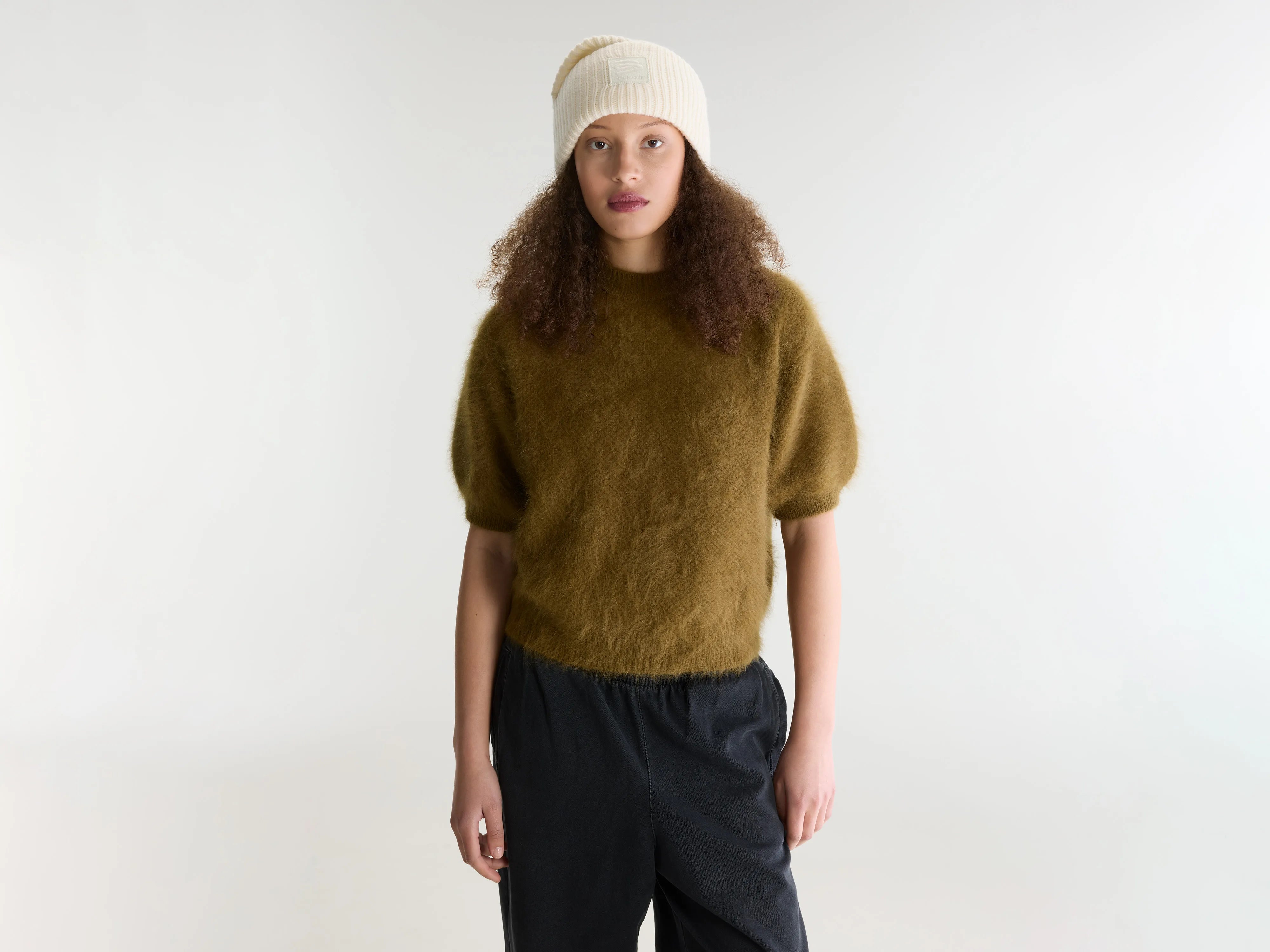 Darza short-sleeve sweater (262 / W / TABAC)