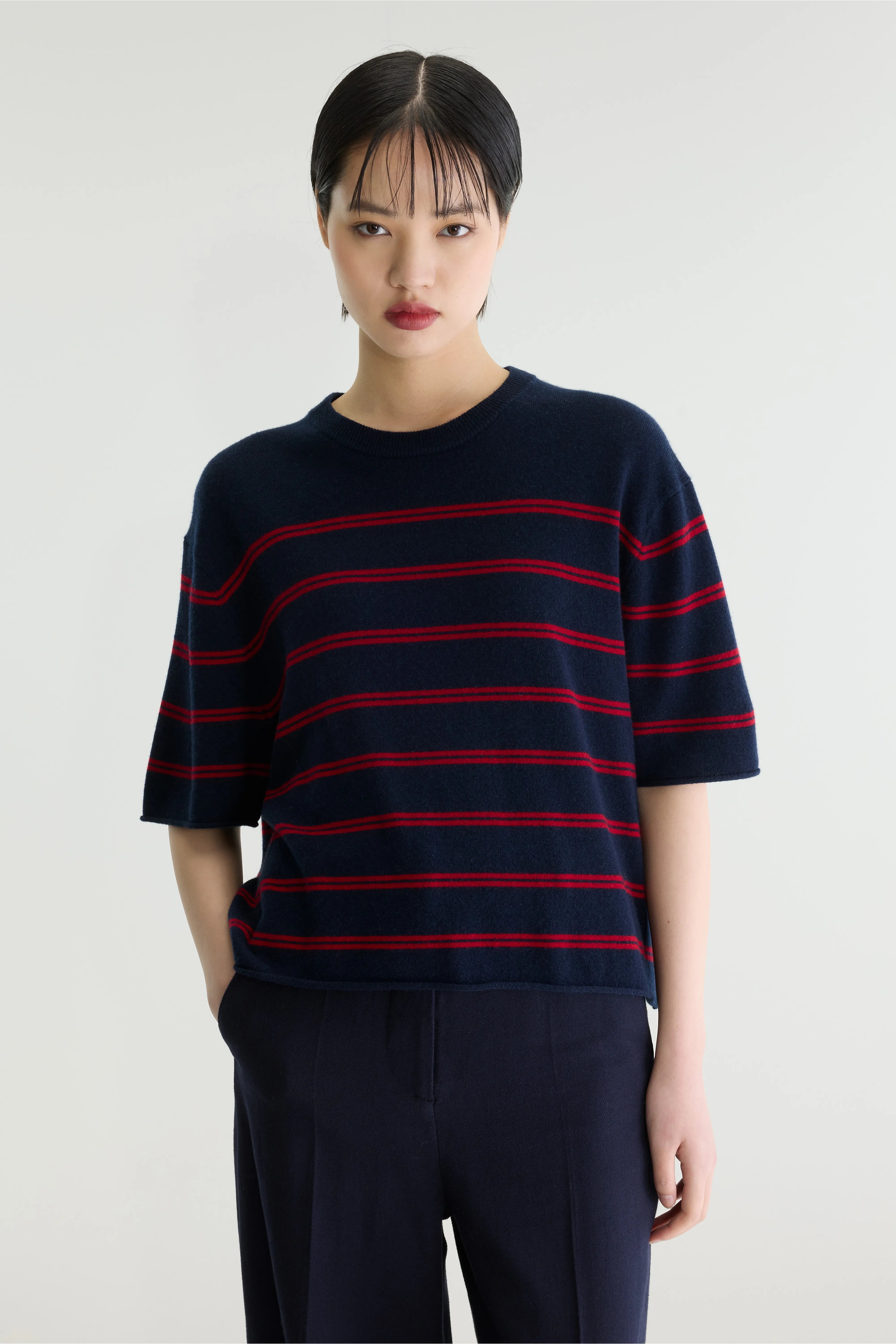 Pull à manches courtes Sonza (262 / W / STRIPE A)