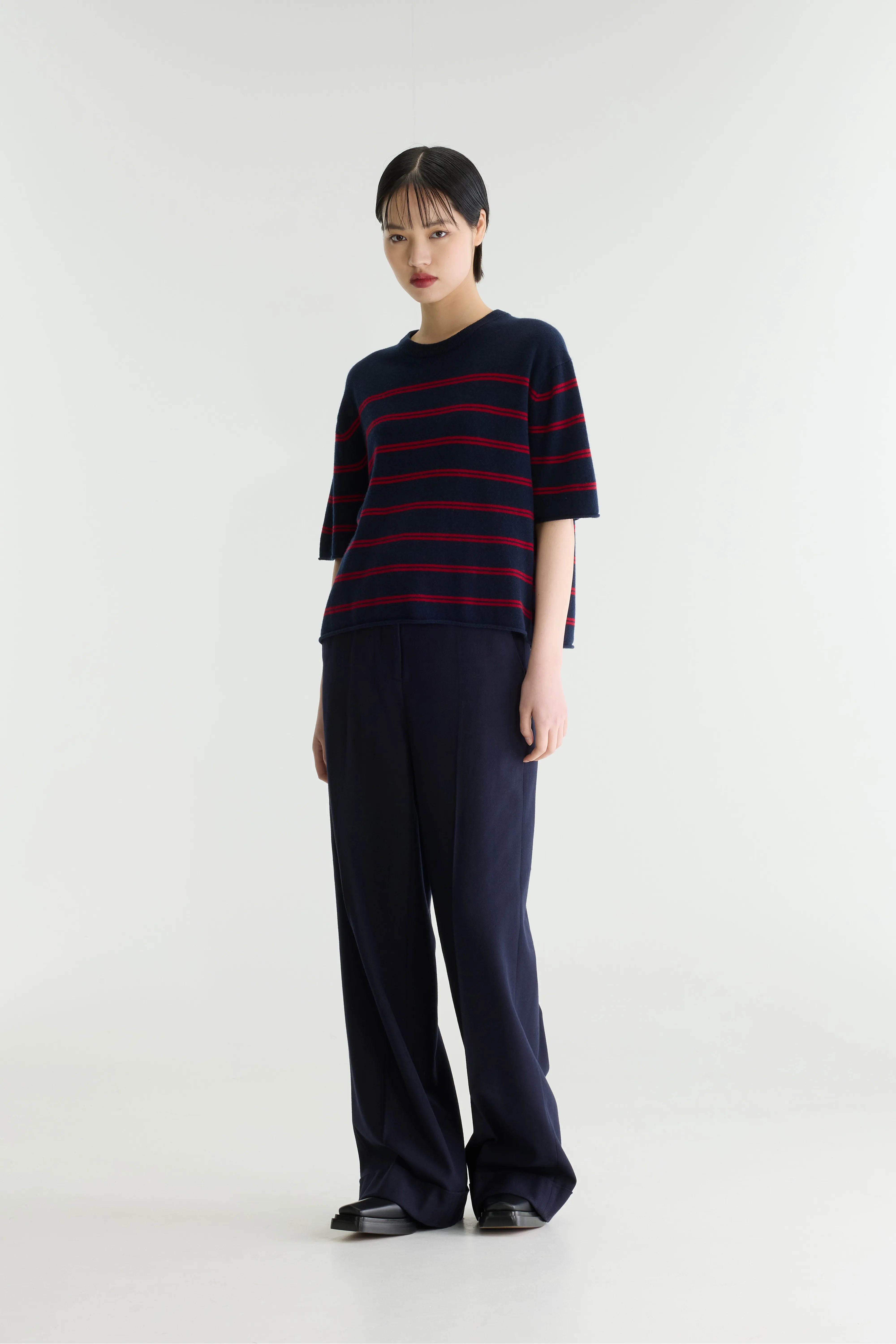 Pull à manches courtes Sonza (262 / W / STRIPE A)