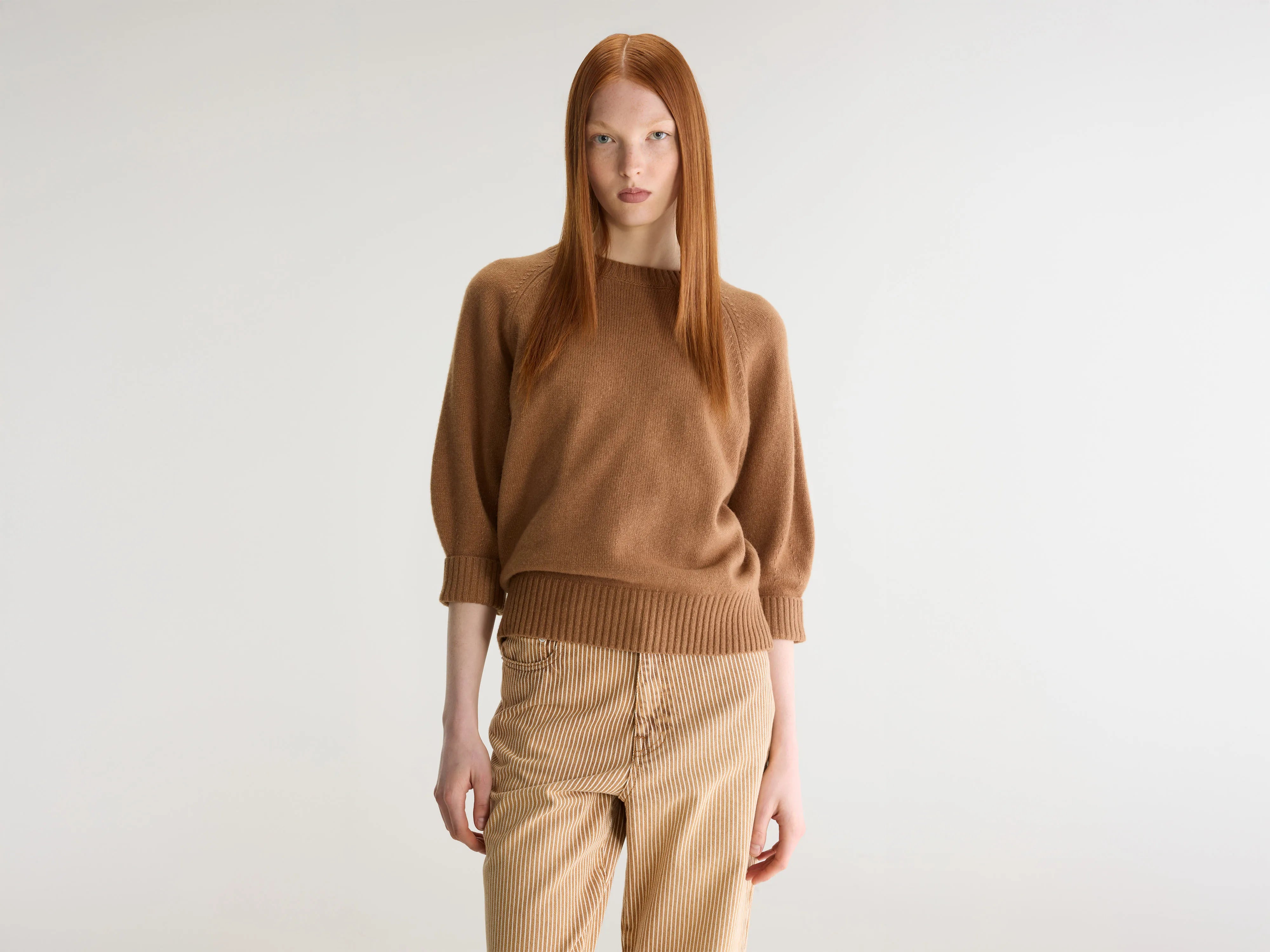 Ameil short-sleeve sweater (262 / W / MONK)