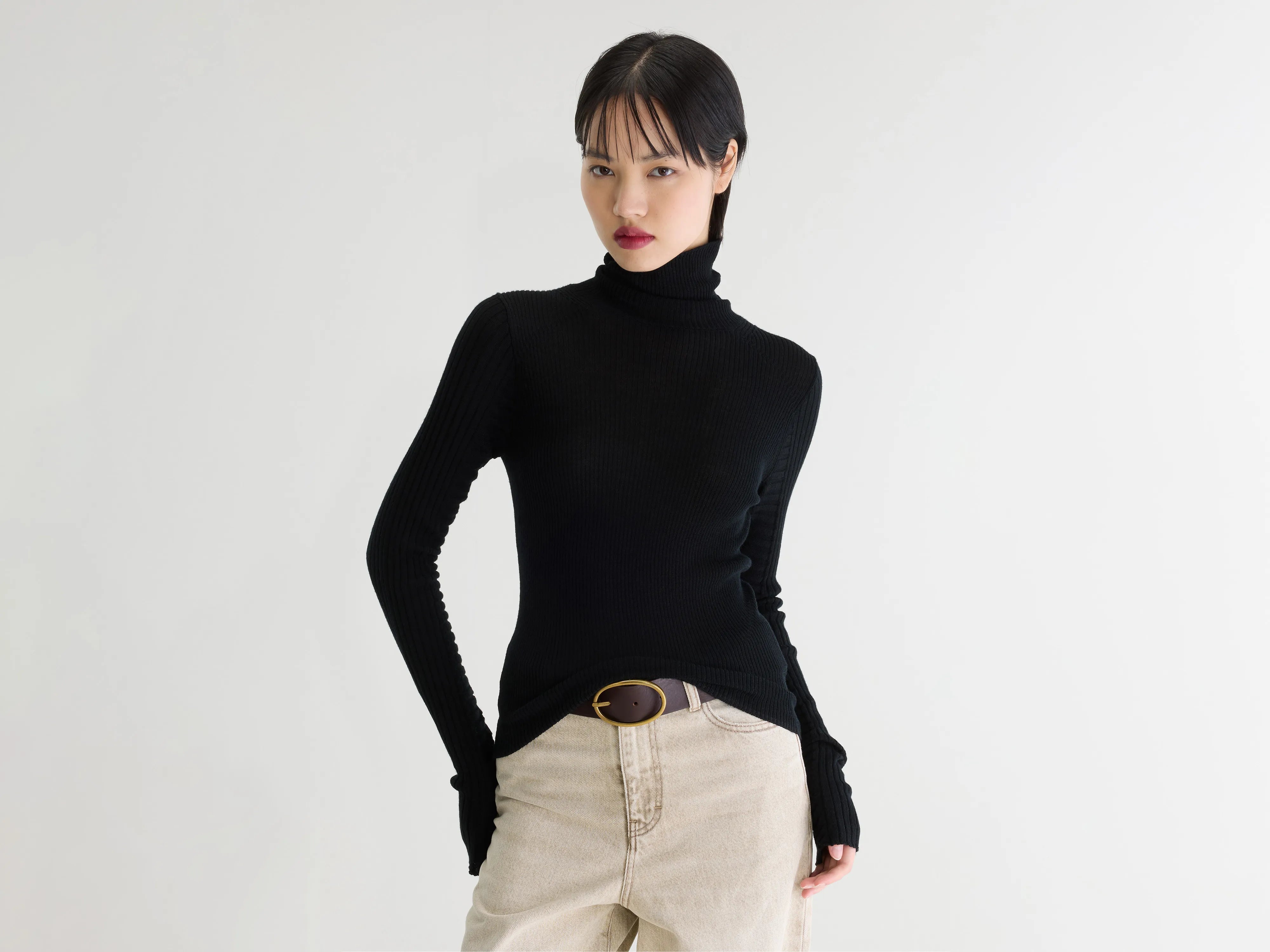 Pull slim Awald (262 / W / BLACK)
