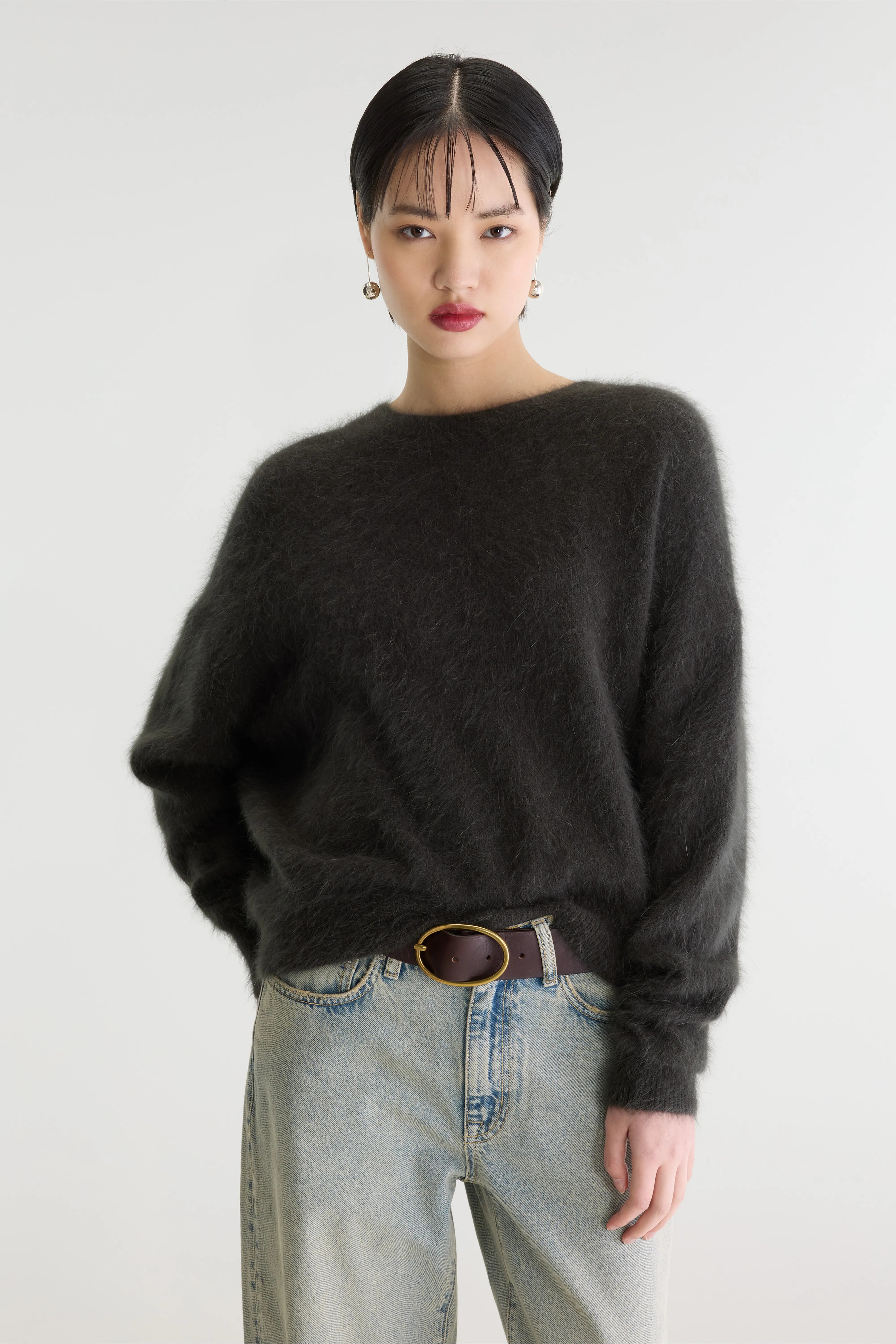 Datus angora-blend sweater (262 / W / PIRATE)