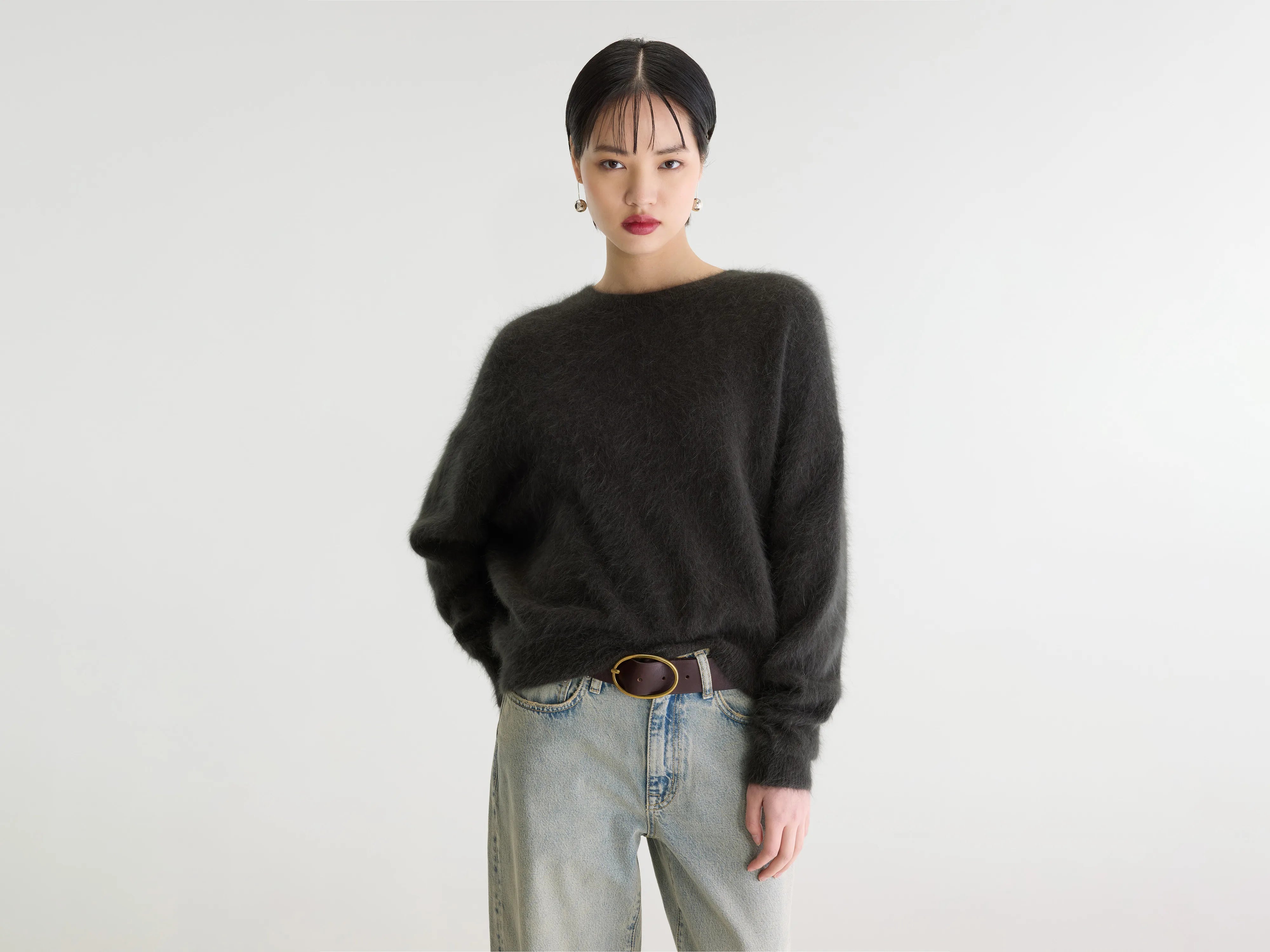Datus angora-blend sweater (262 / W / PIRATE)