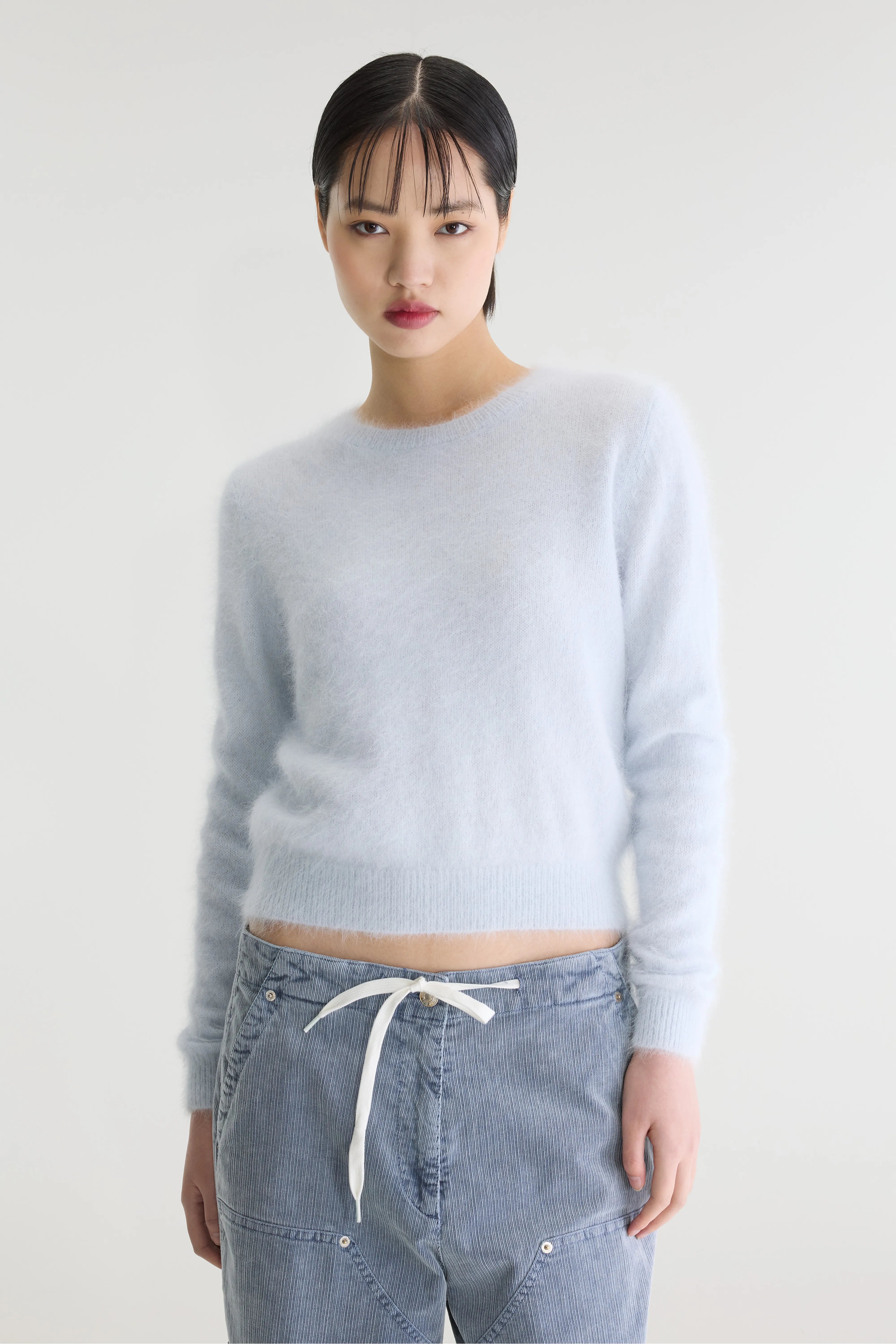 Datti angora-blend sweater (262 / W / BLUE DEW)