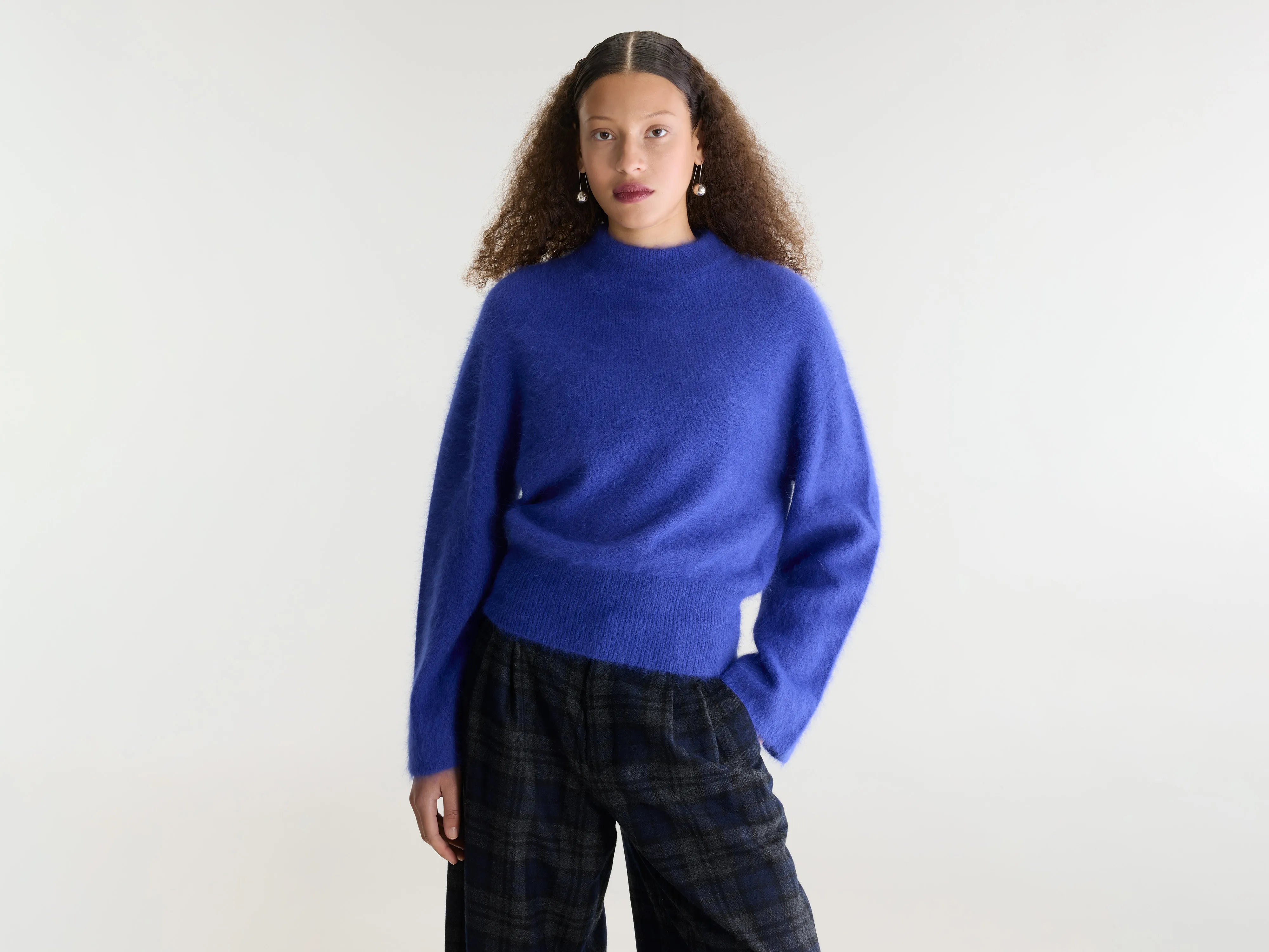 Pull col rond Dateko (262 / W / BLUEWORKER)