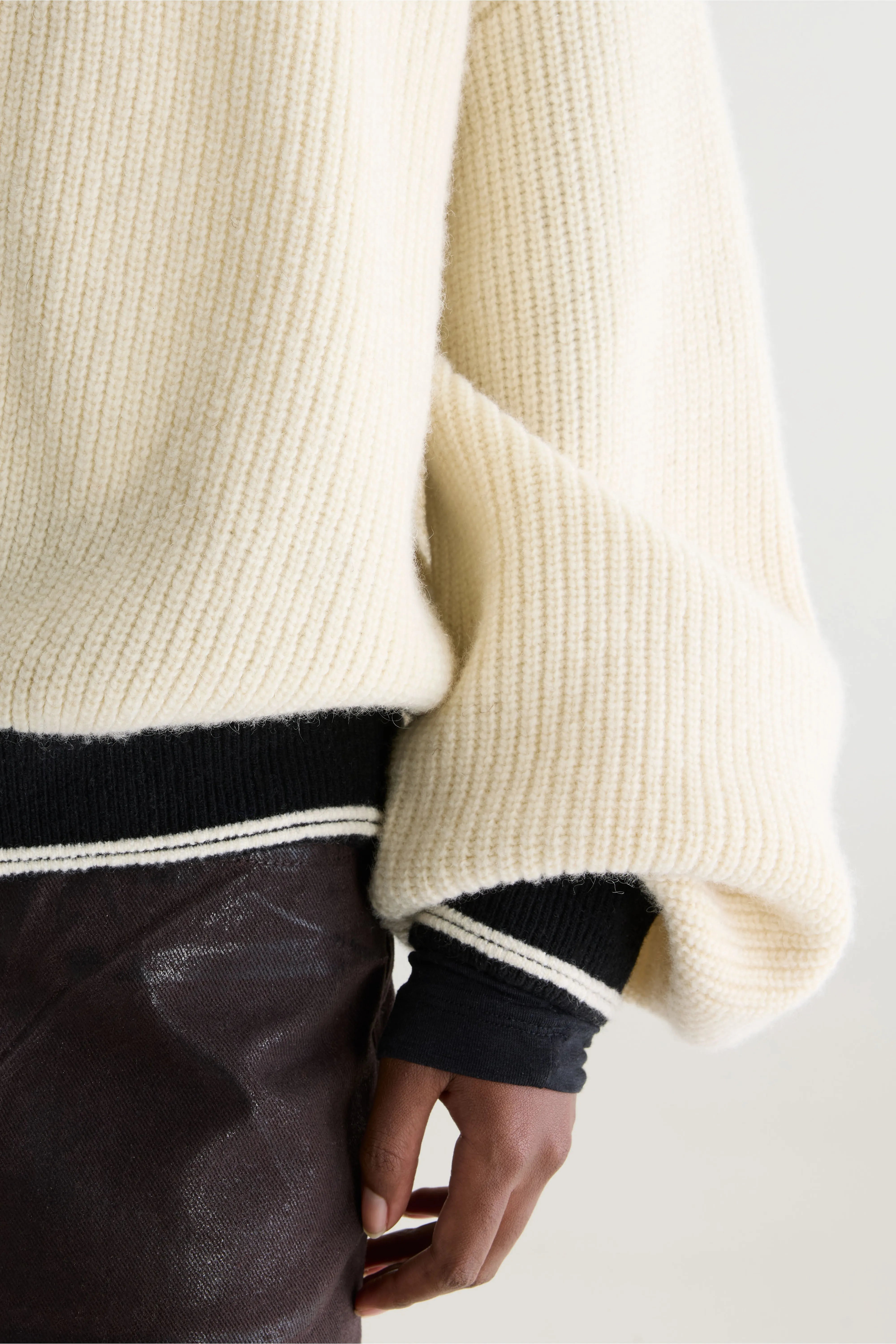 Cardigan zippé Dammo (262 / W / NATURAL)