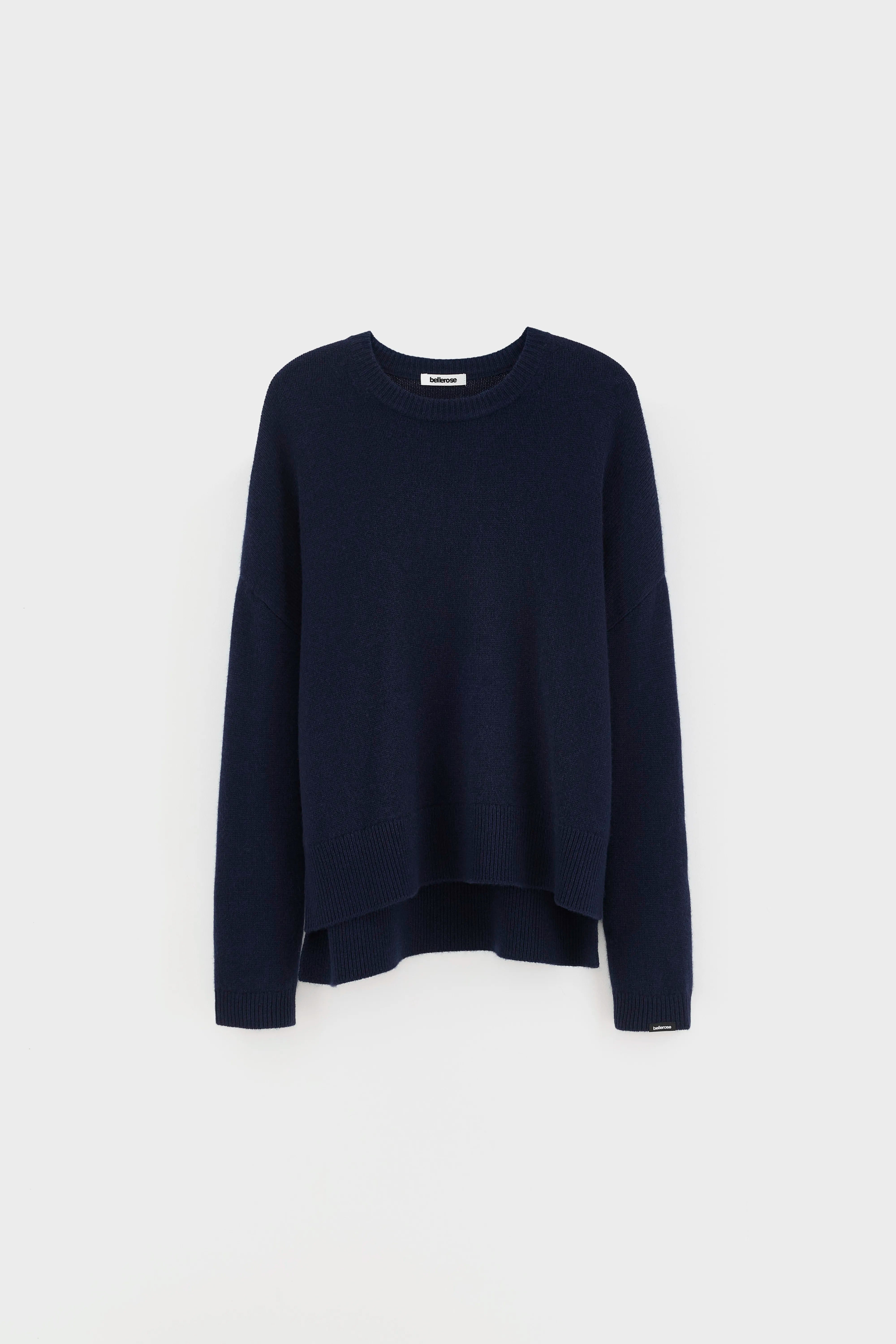 Syn crewneck cashmere sweater (262 / W / NAVY)