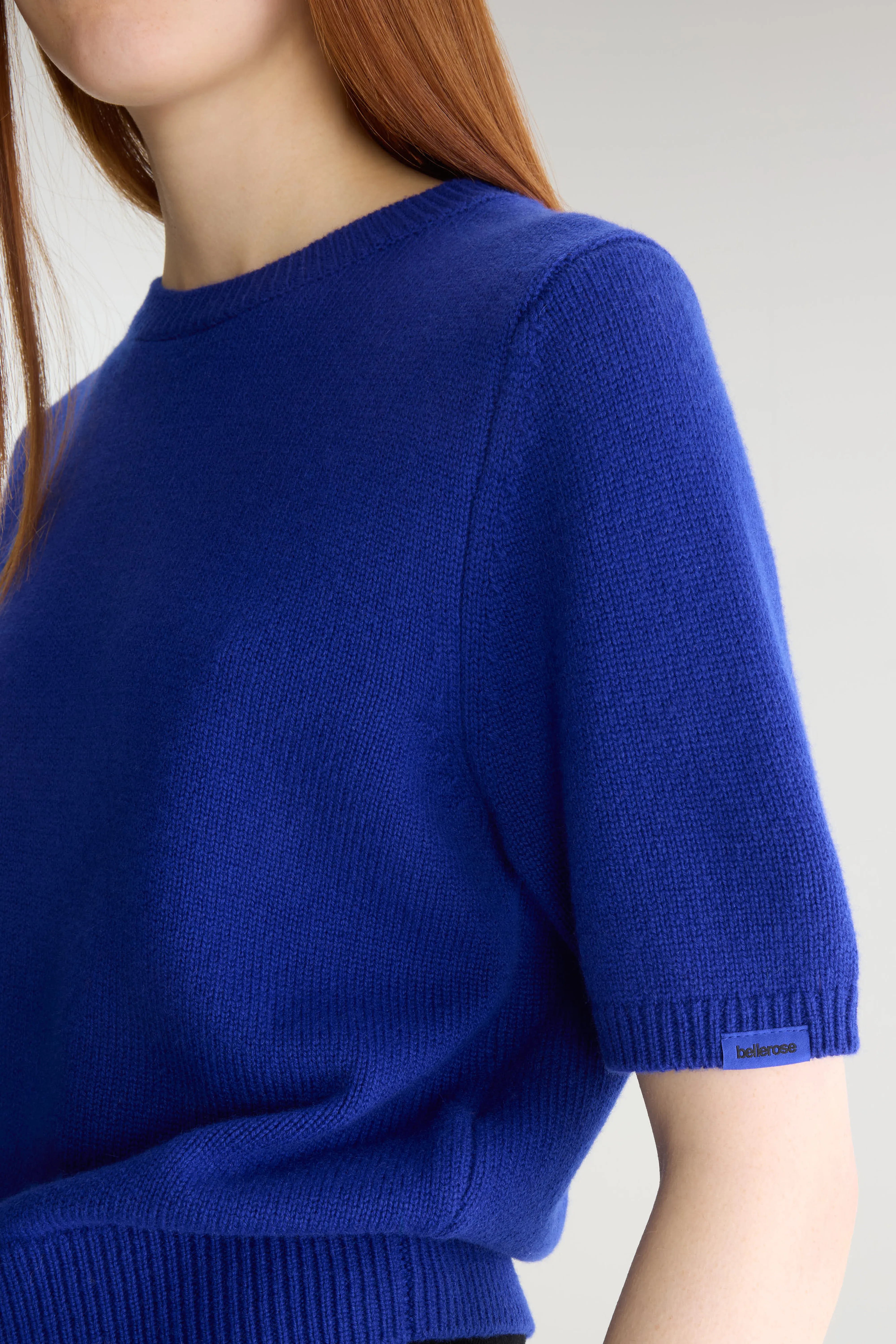 Pull à manches courtes en cachemire Synad (262 / W / BLUEWORKER)