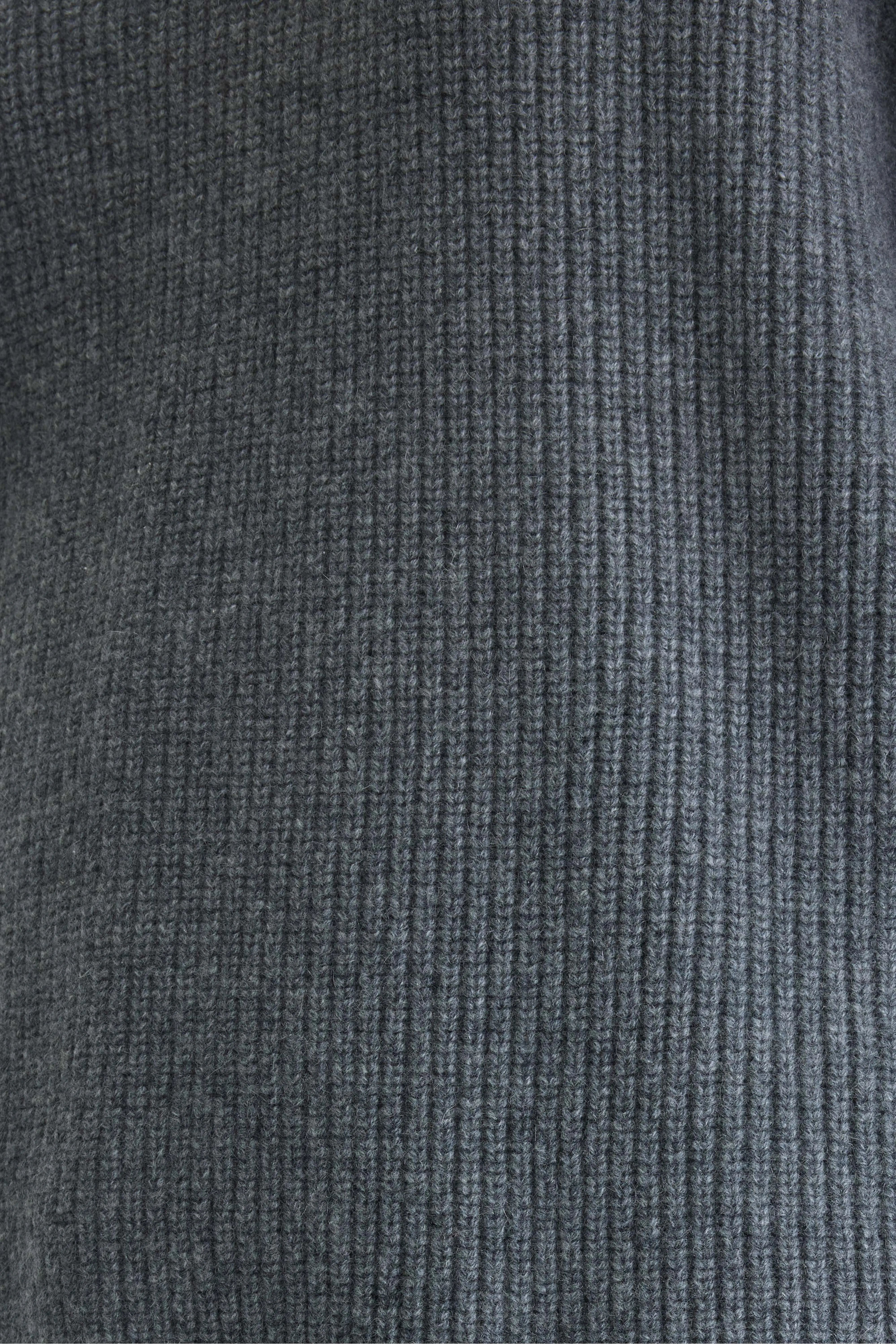 Synin funnel neck cashmere sweater (262 / W / GREY MELANGE)