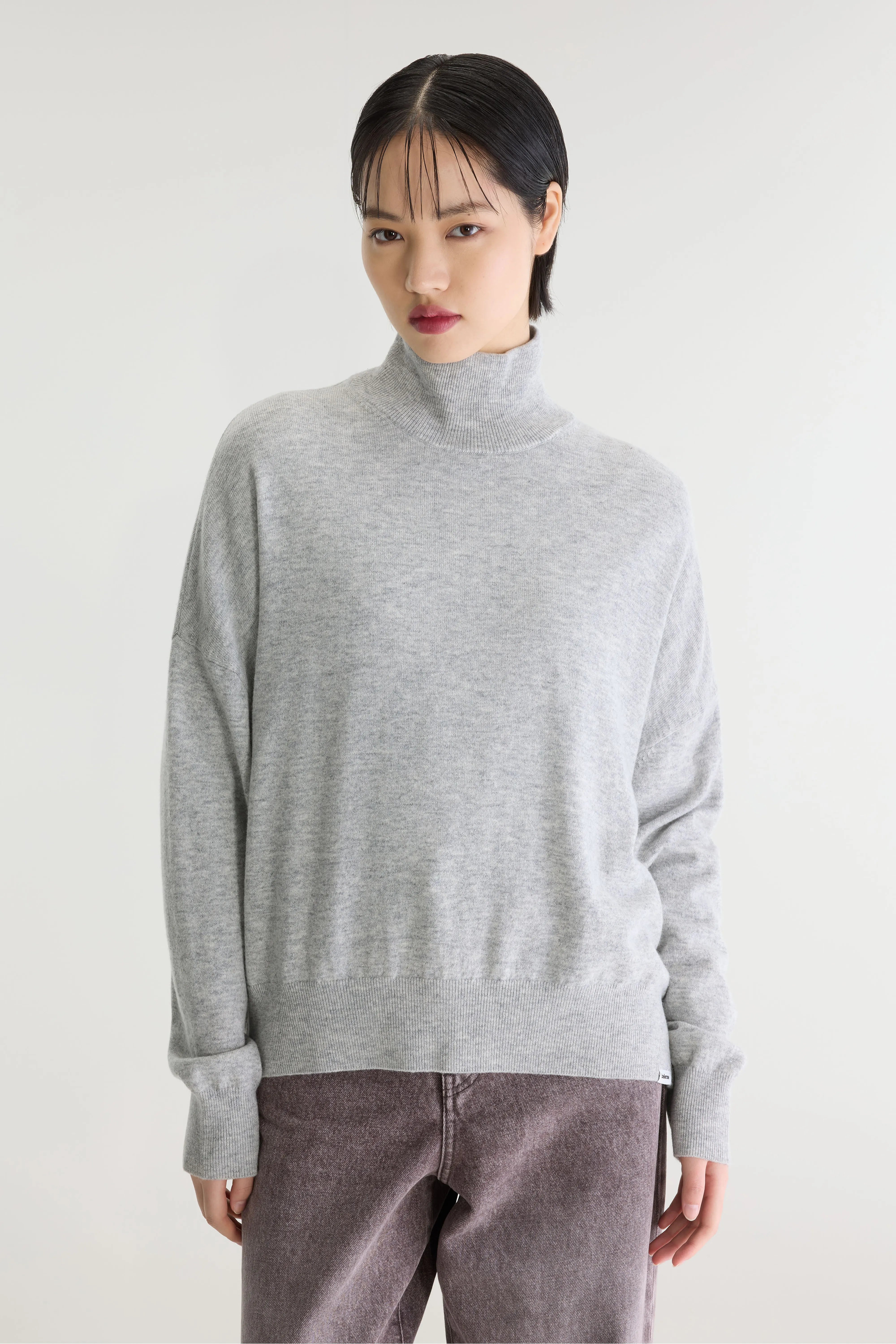 Pull à col cheminée Sonys (262 / W / LIGHT GREY)