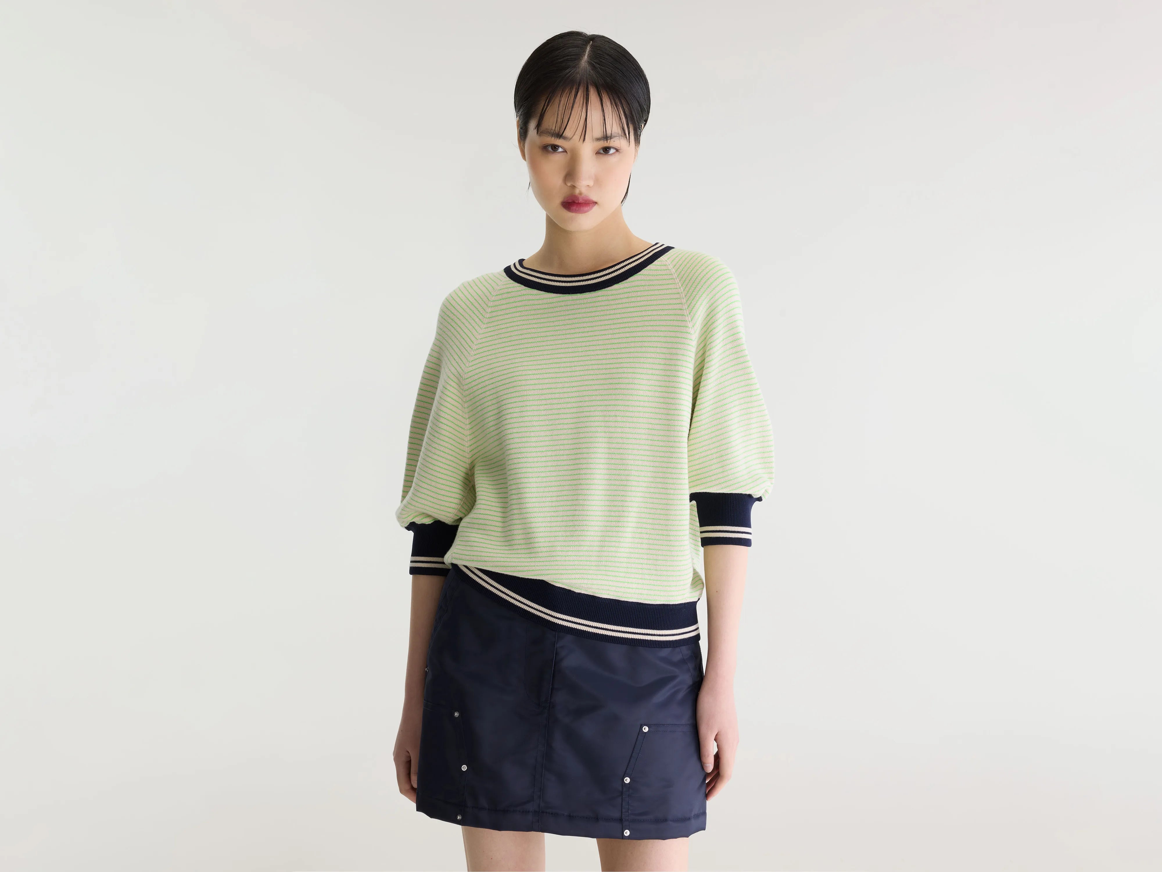 Anglet crewneck sweater (262 / W / STRIPE A)