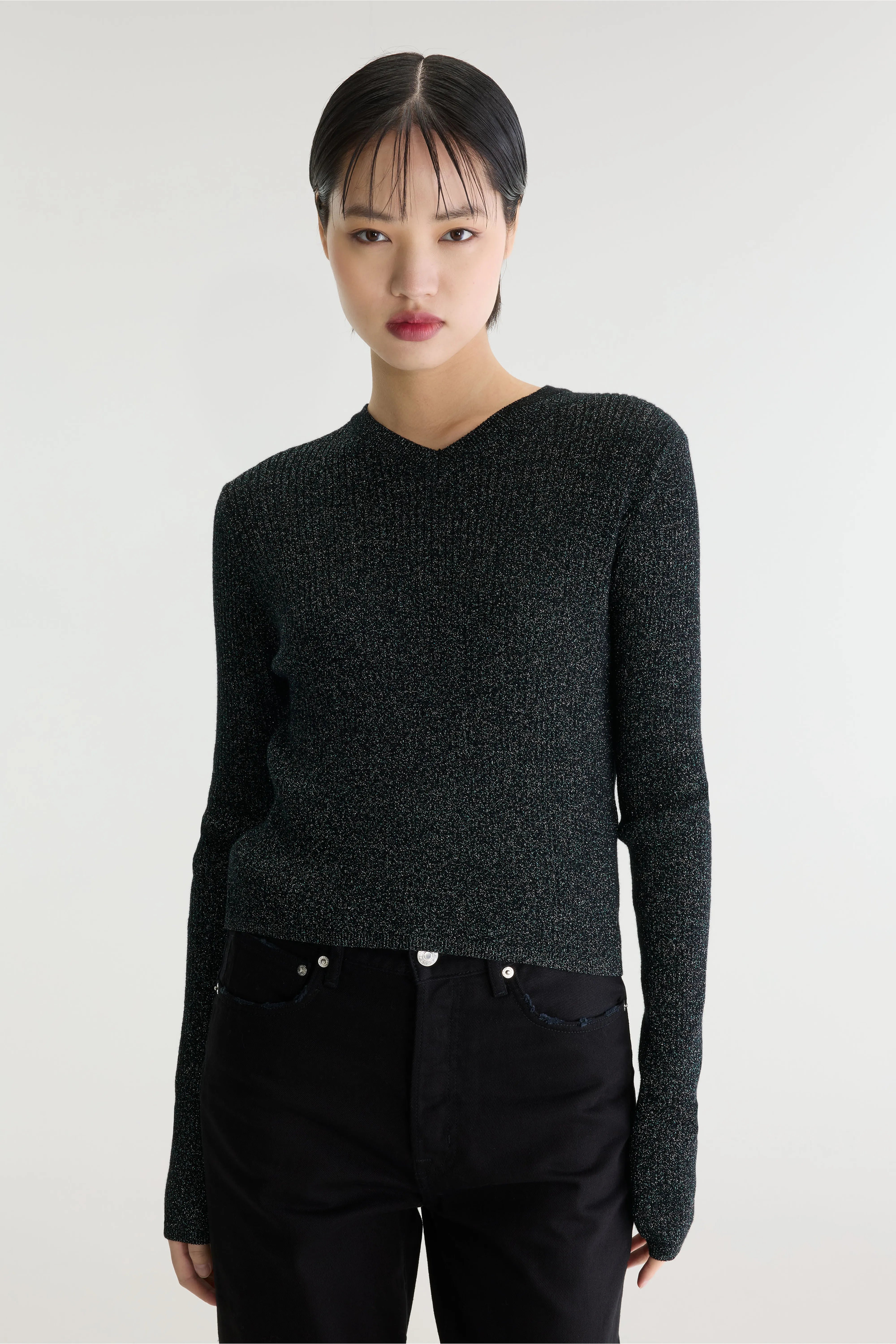 Laiu slim fit trui (262 / W / BLACK)