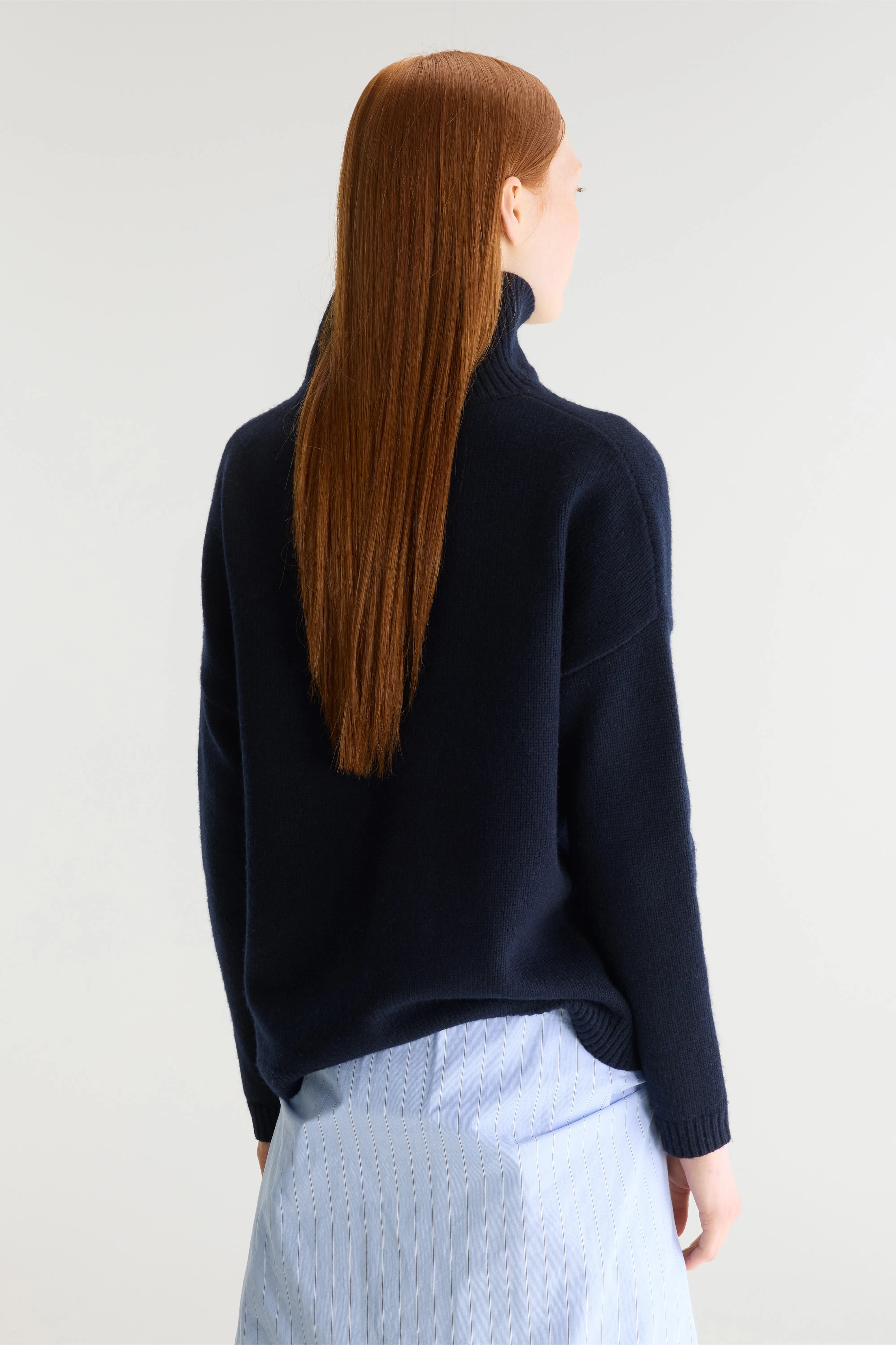 Amedo trui met trechterhals (262 / W / NAVY)
