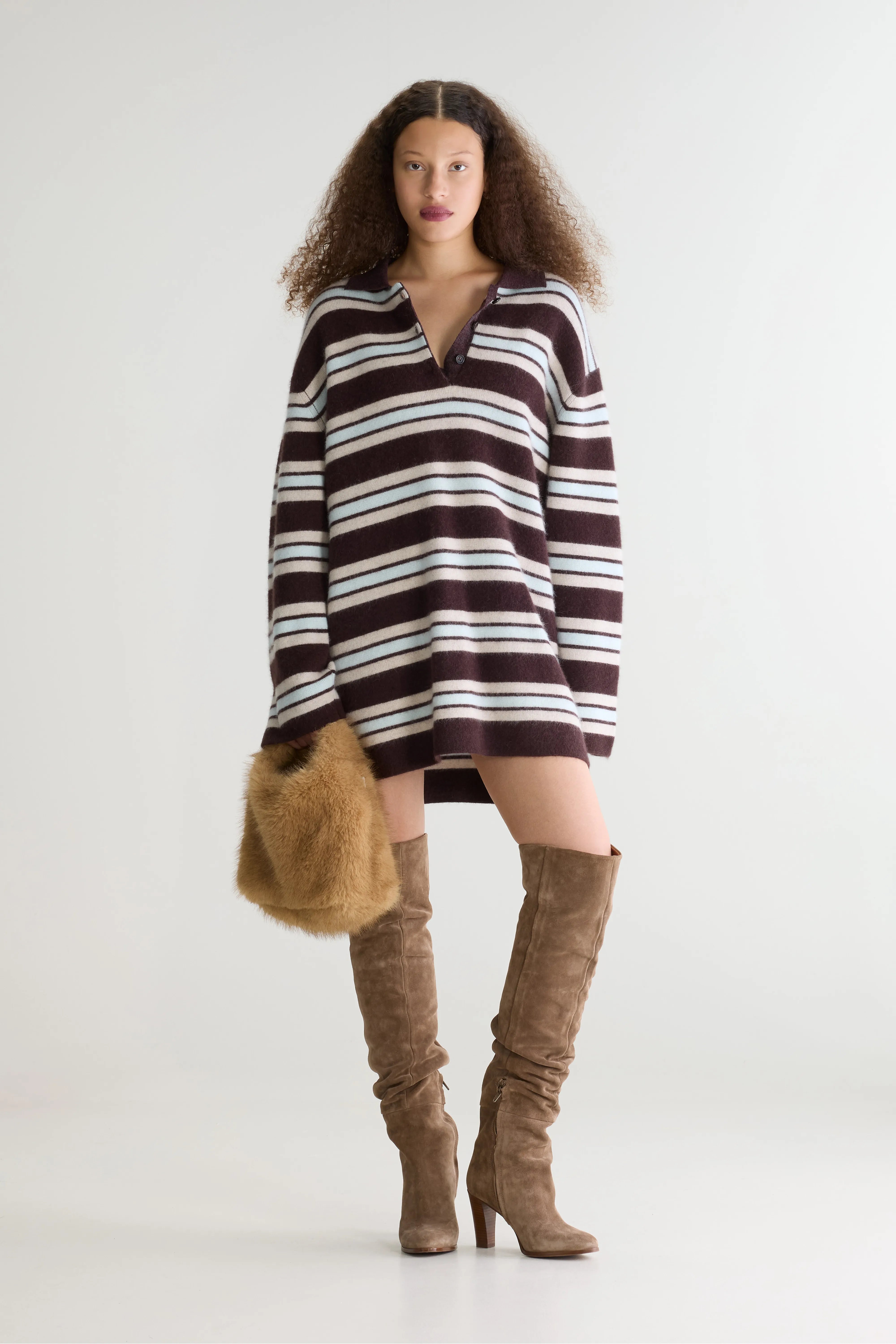 Dusor striped polo dress (262 / W / STRIPE A)