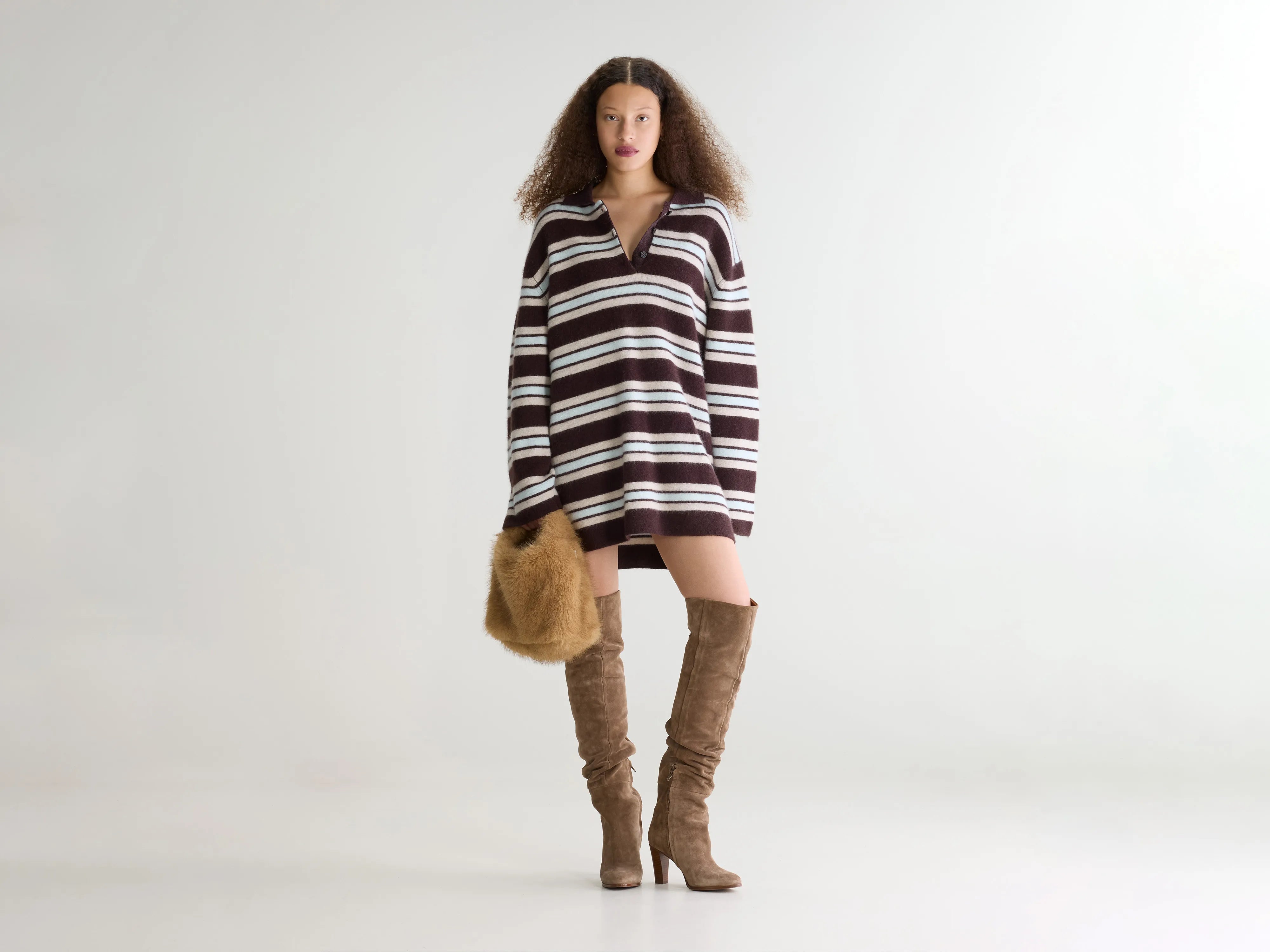 Dusor striped polo dress (262 / W / STRIPE A)