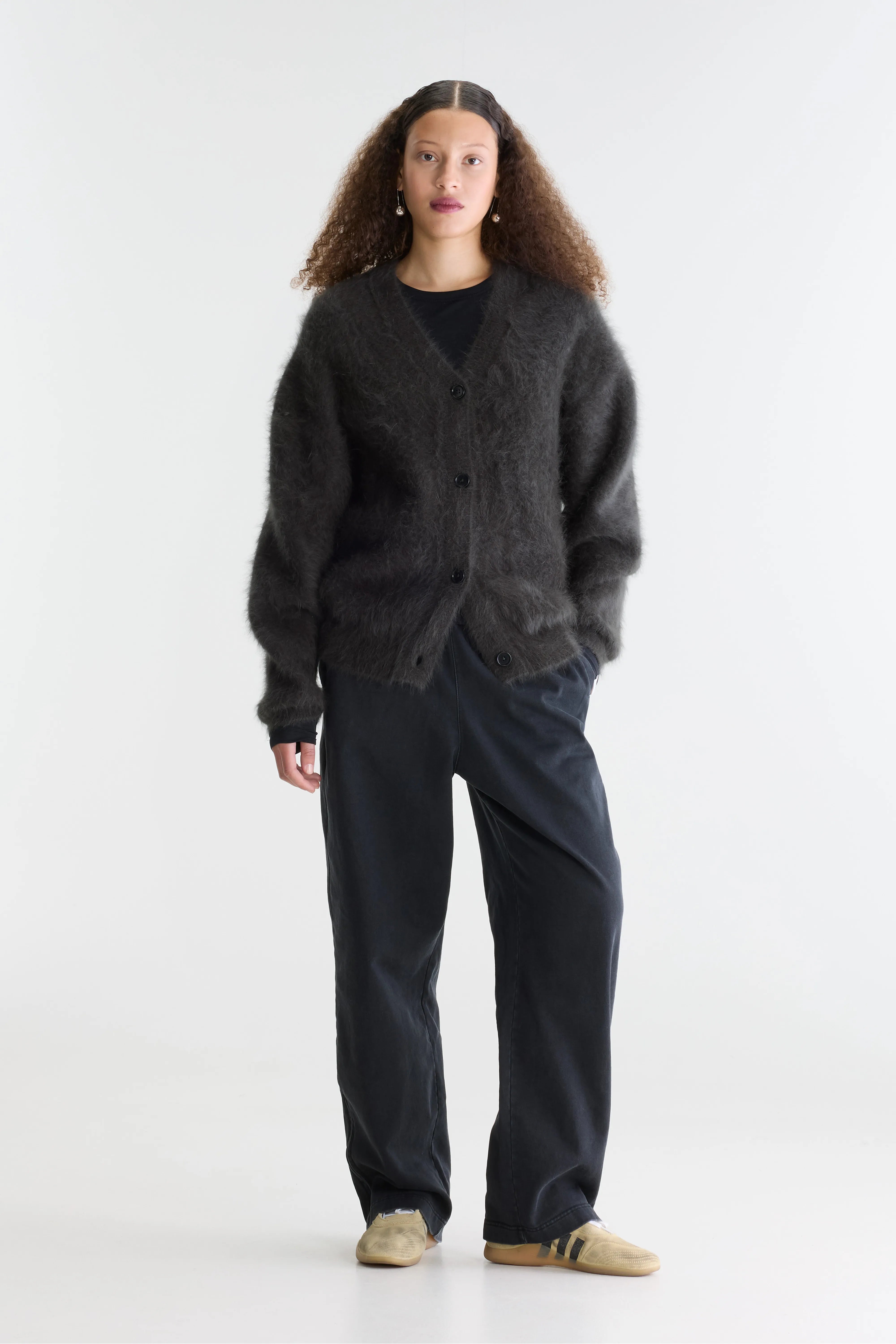 Cardigan en angora mélangé Datura (262 / W / PIRATE)