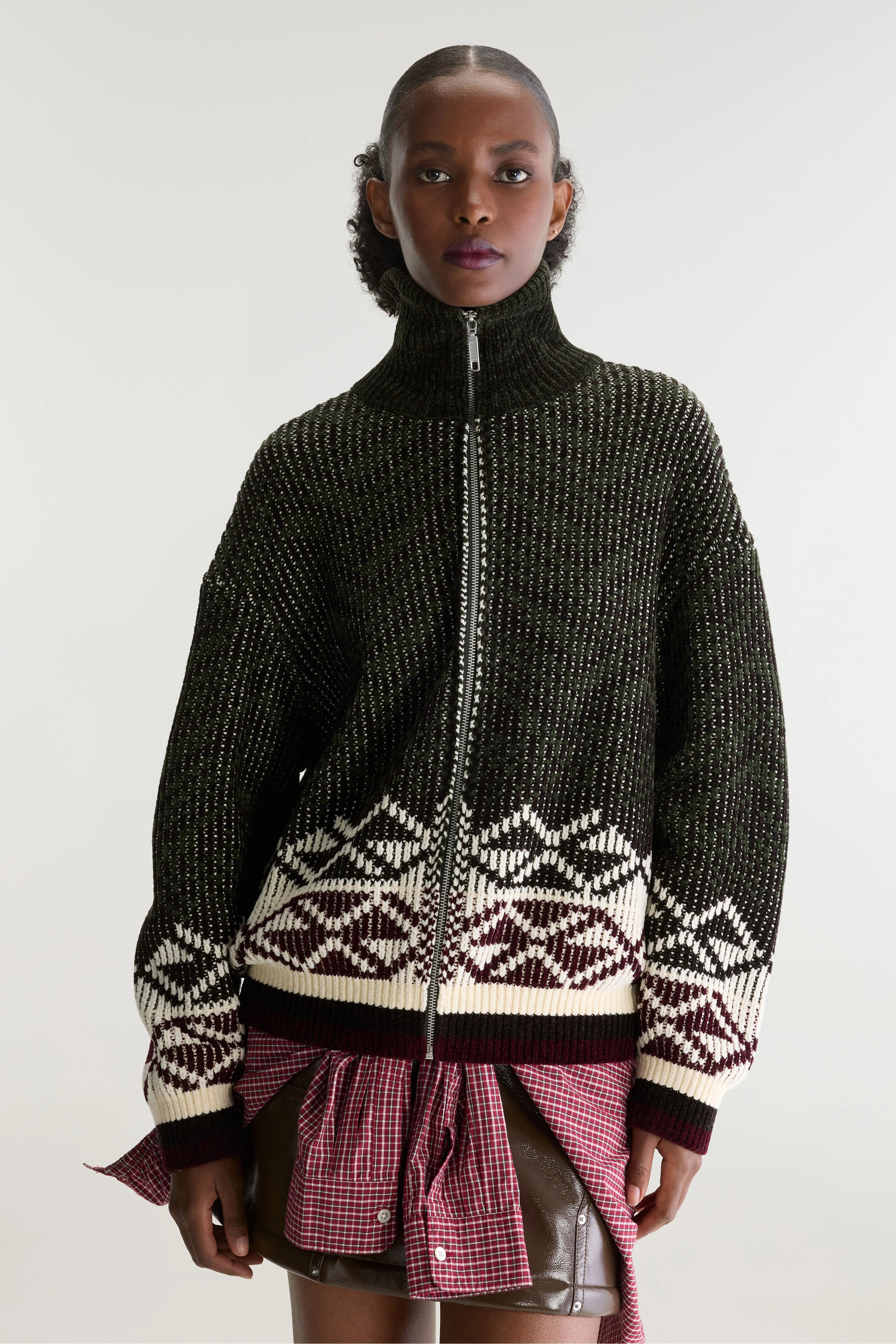Cardigan zippé Alve (262 / W / DISPLAY A)