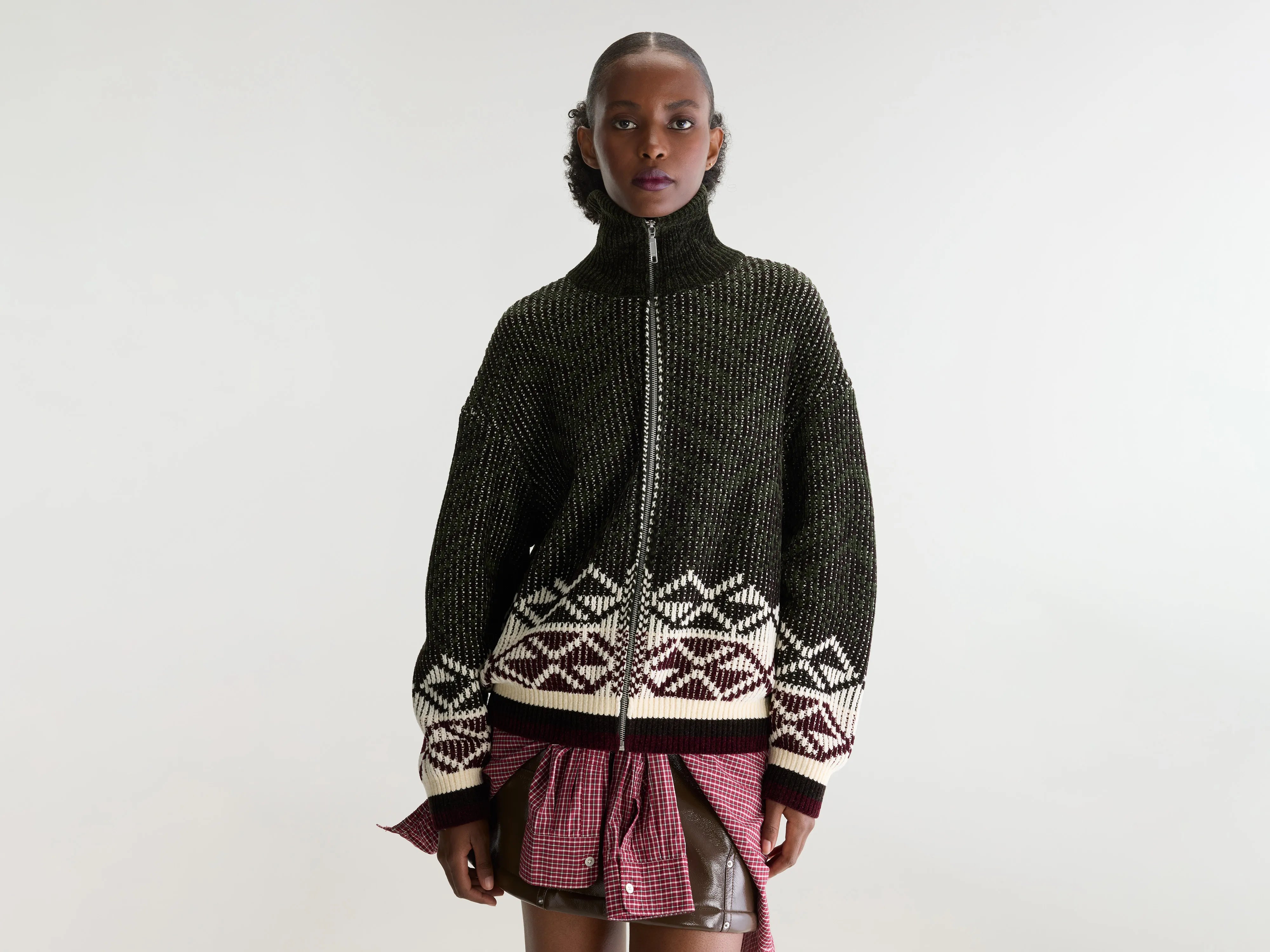 Cardigan zippé Alve (262 / W / DISPLAY A)