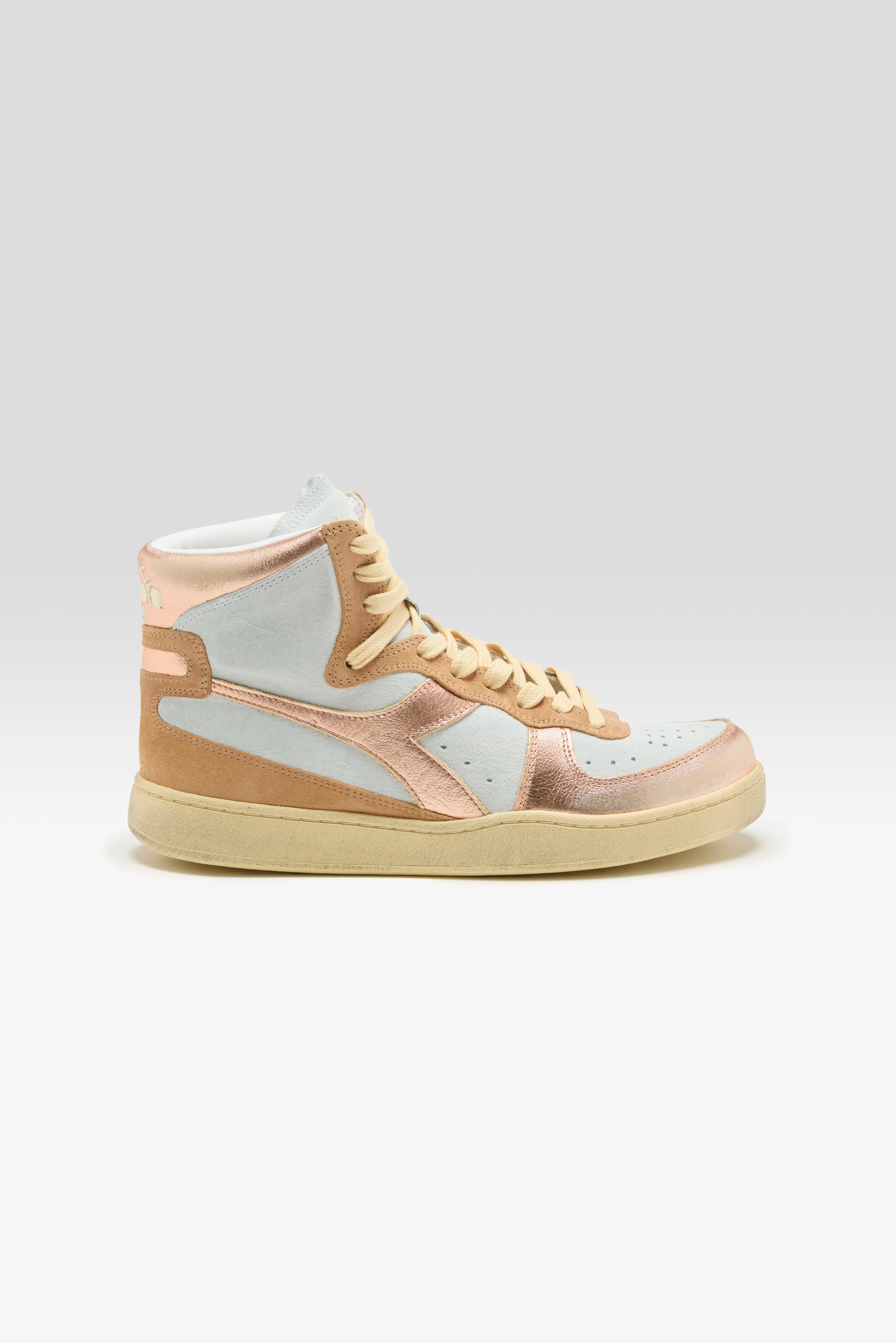 Mi Basket Metal Pigskin Used voor Vrouwen (261 / W / PINK GOLD)