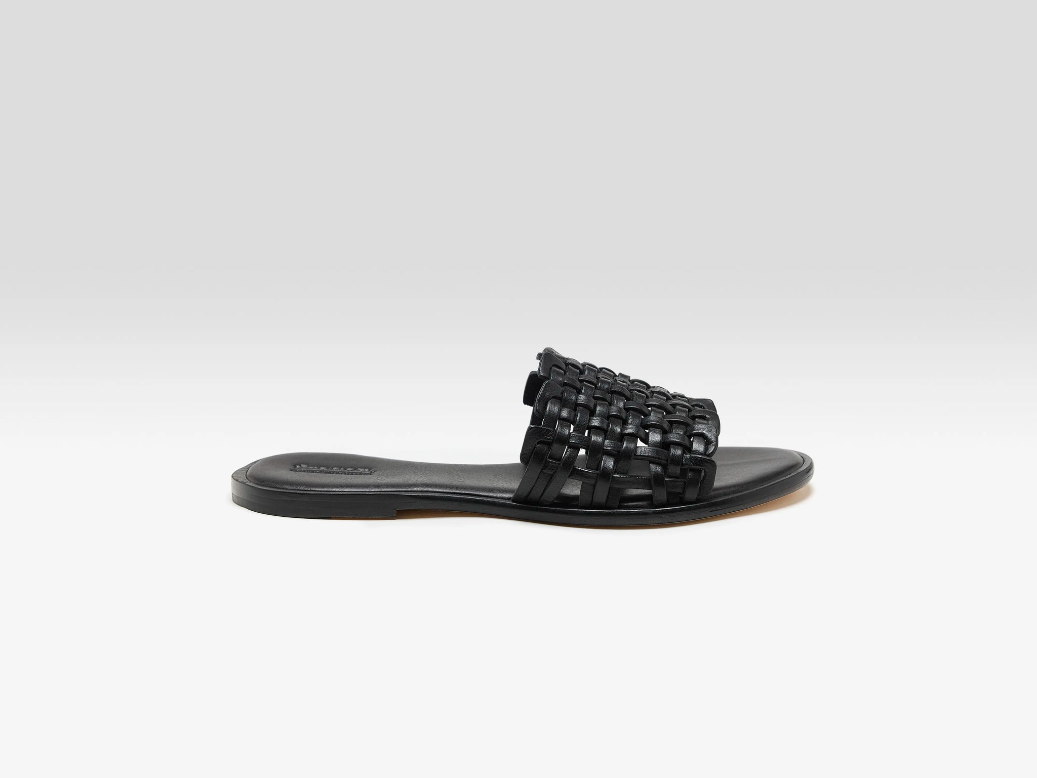 サンダル・ミュール DRAGON DIFFUSION Women Sandals 5109 BLACK Black DRAGON DIFFUSION: Flat sandals woman - Black | Dragon