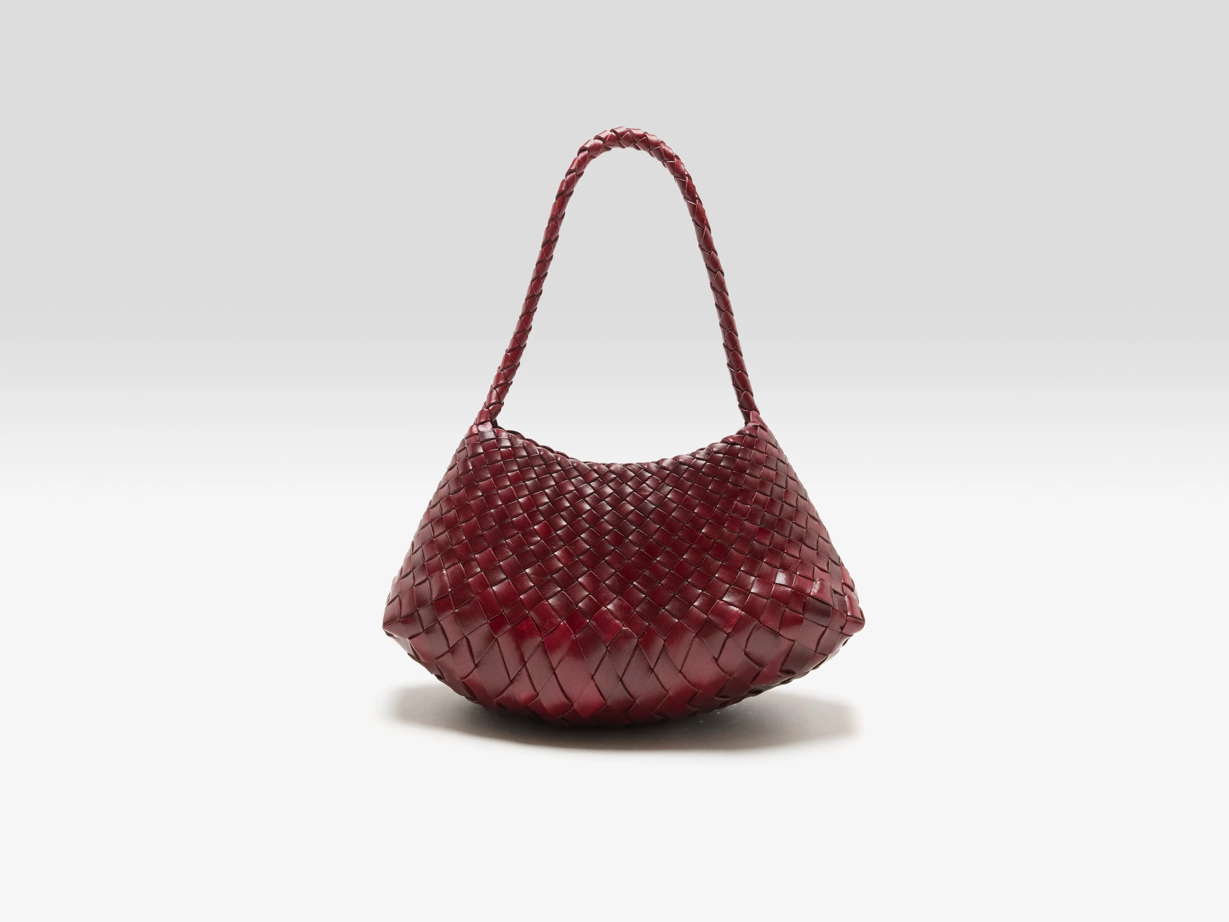 Rosanna Bordo Woven Leather Bag (251 / W / BORDEAUX)