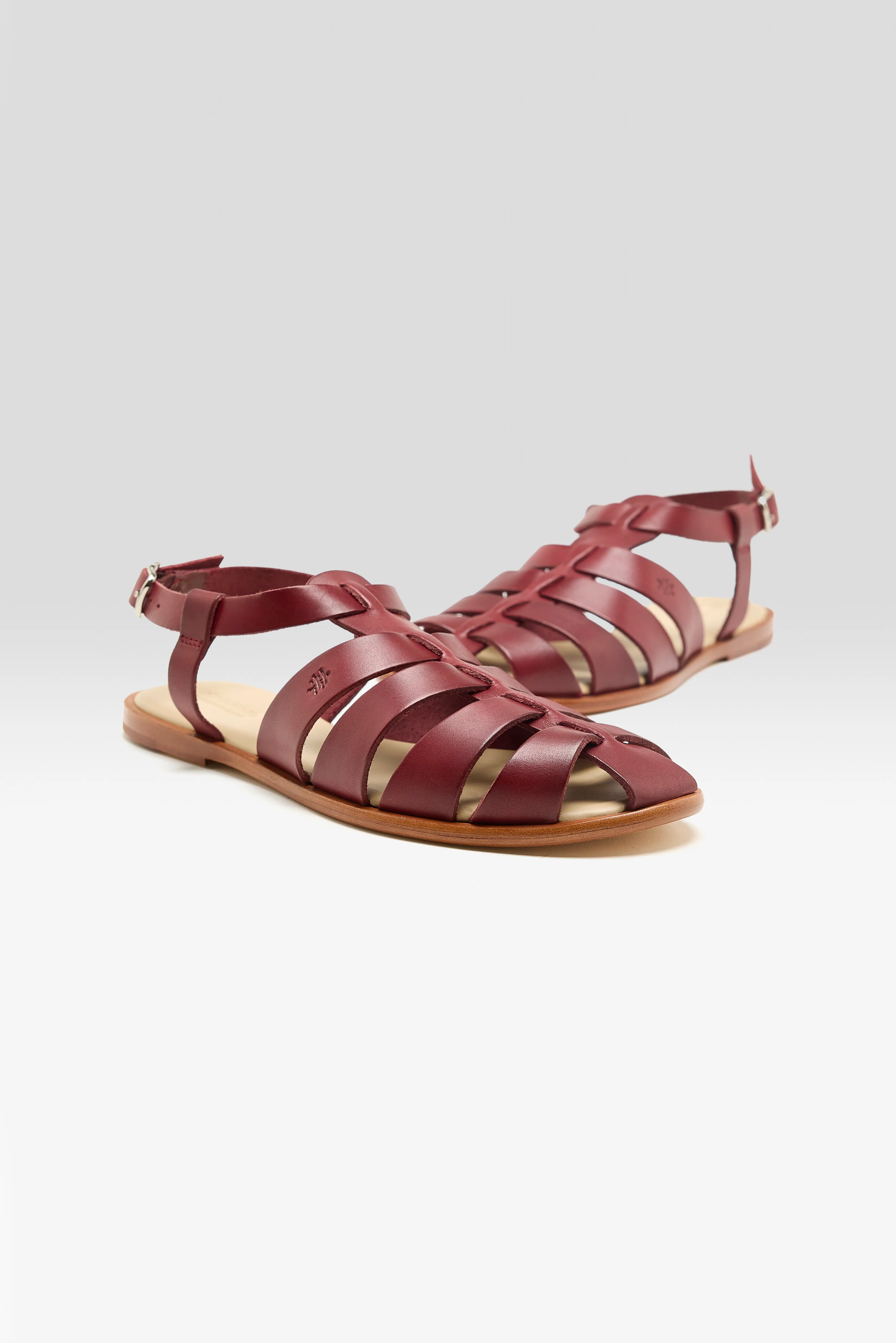Pescador Leren Sandalen (261 / W / BORDEAUX)