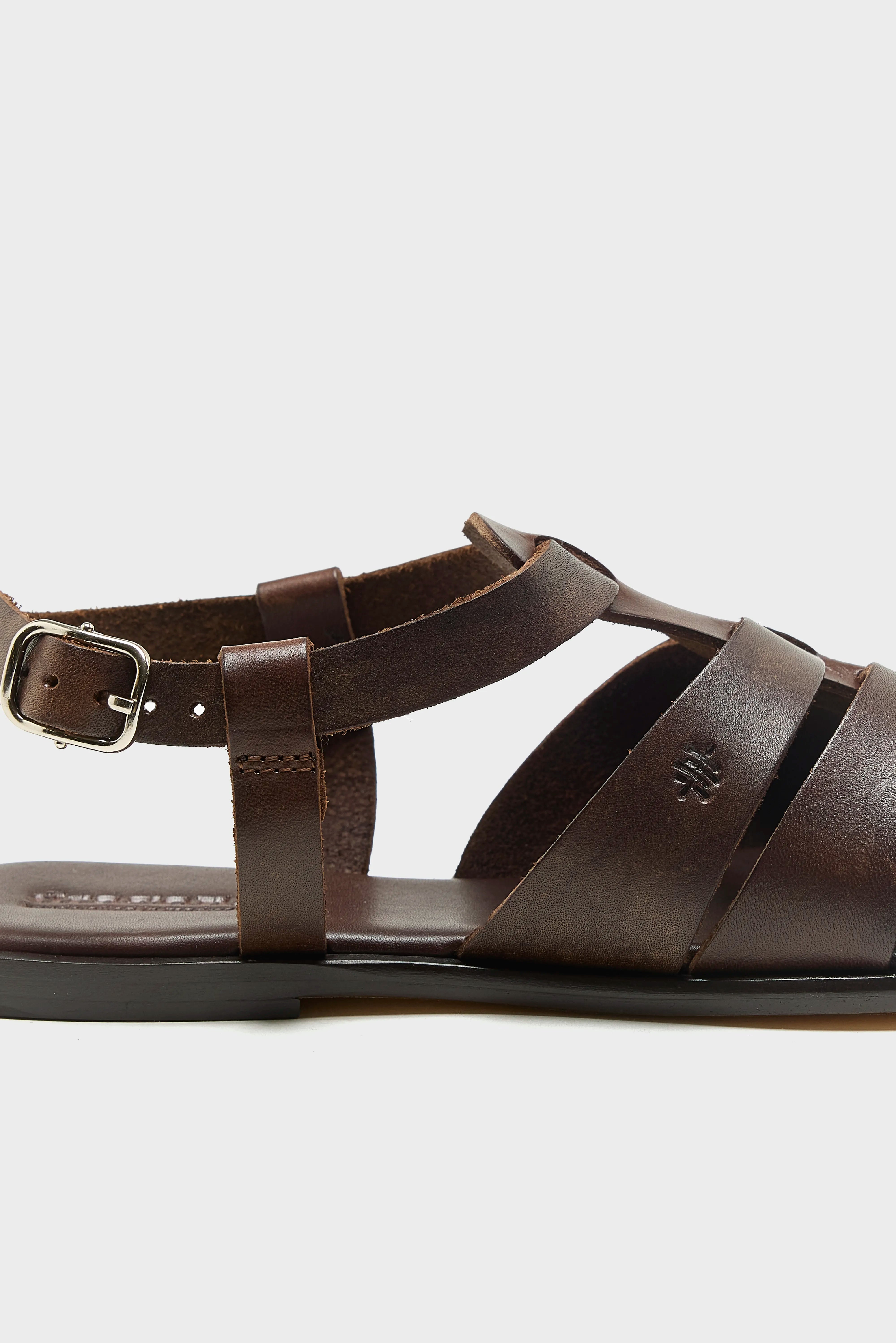 Pescador Leren Sandalen (261 / W / DARK BROWN)