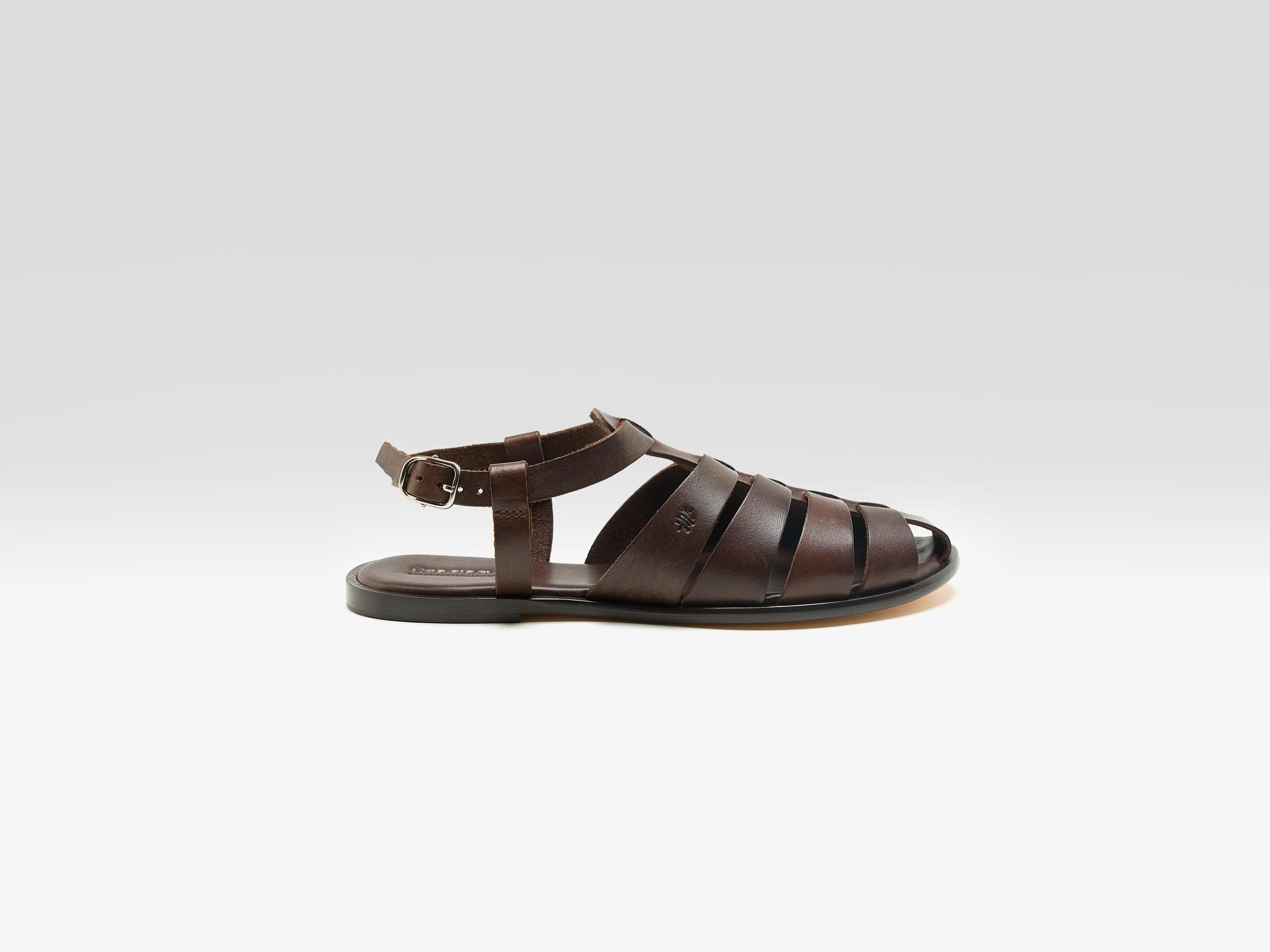 Pescador Leren Sandalen (261 / W / DARK BROWN)