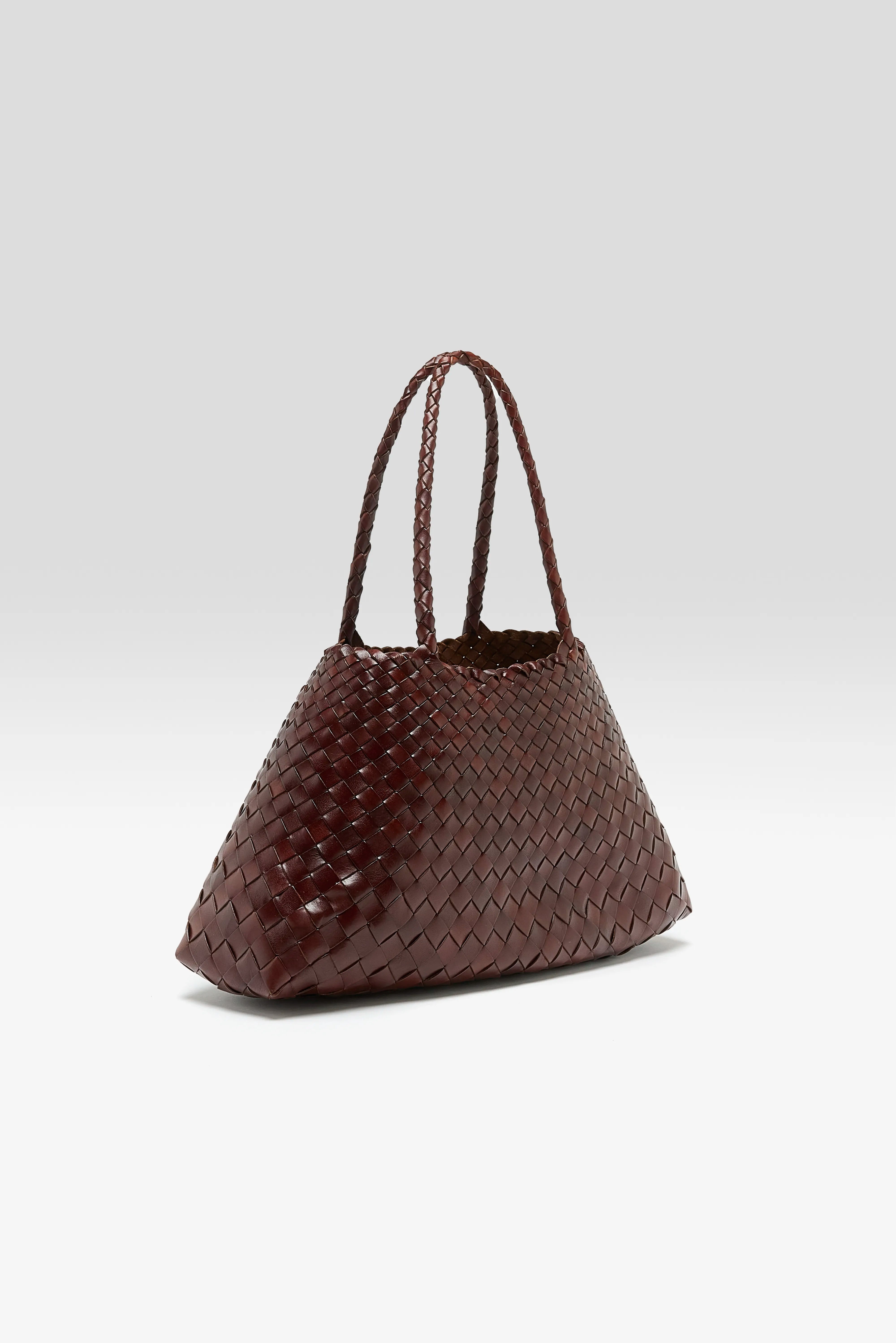 Santa Croce Big Woven Leather Bag (261 / W / GREEN)