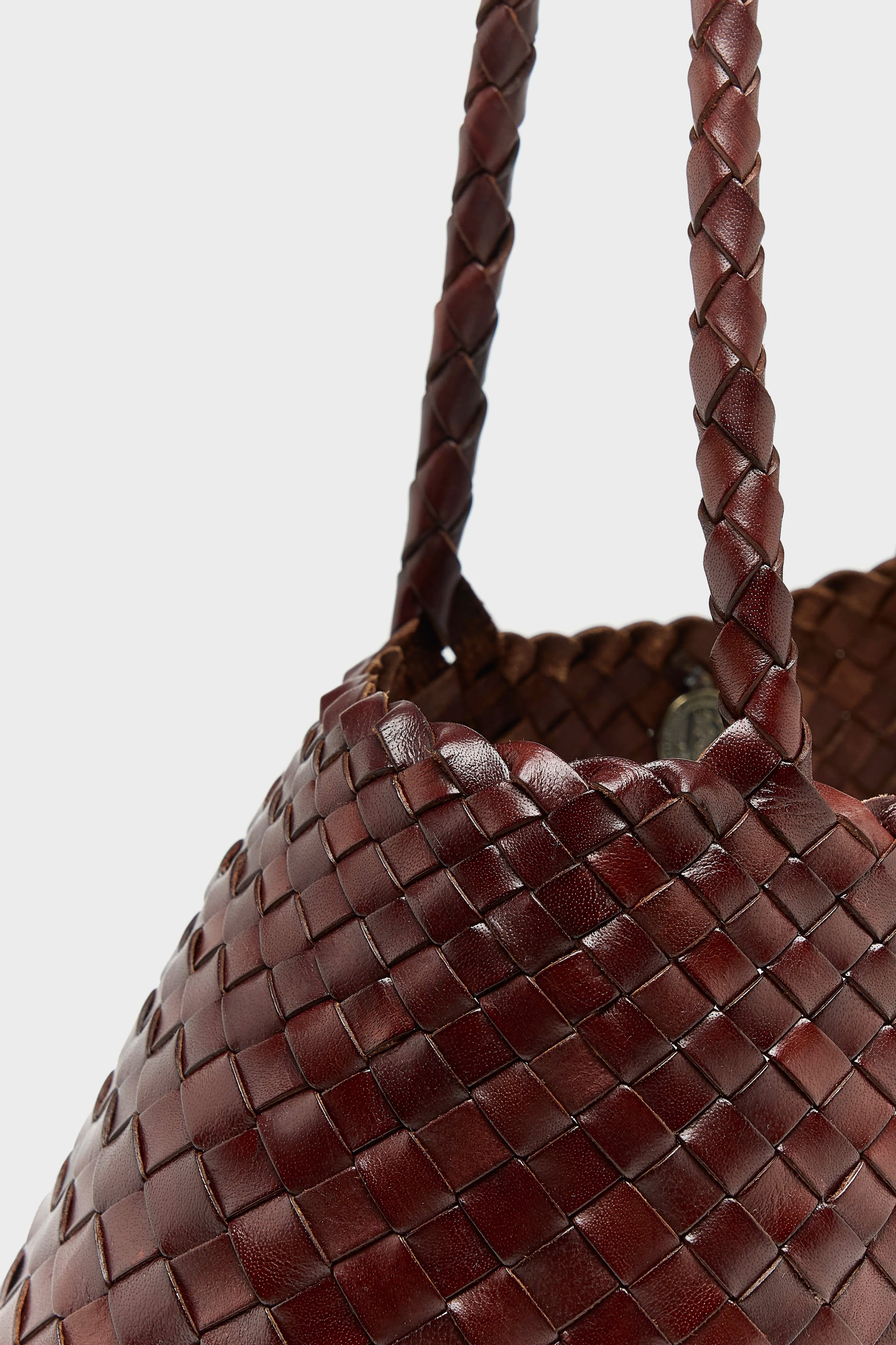 Santa Croce Big Woven Leather Bag (261 / W / GREEN)