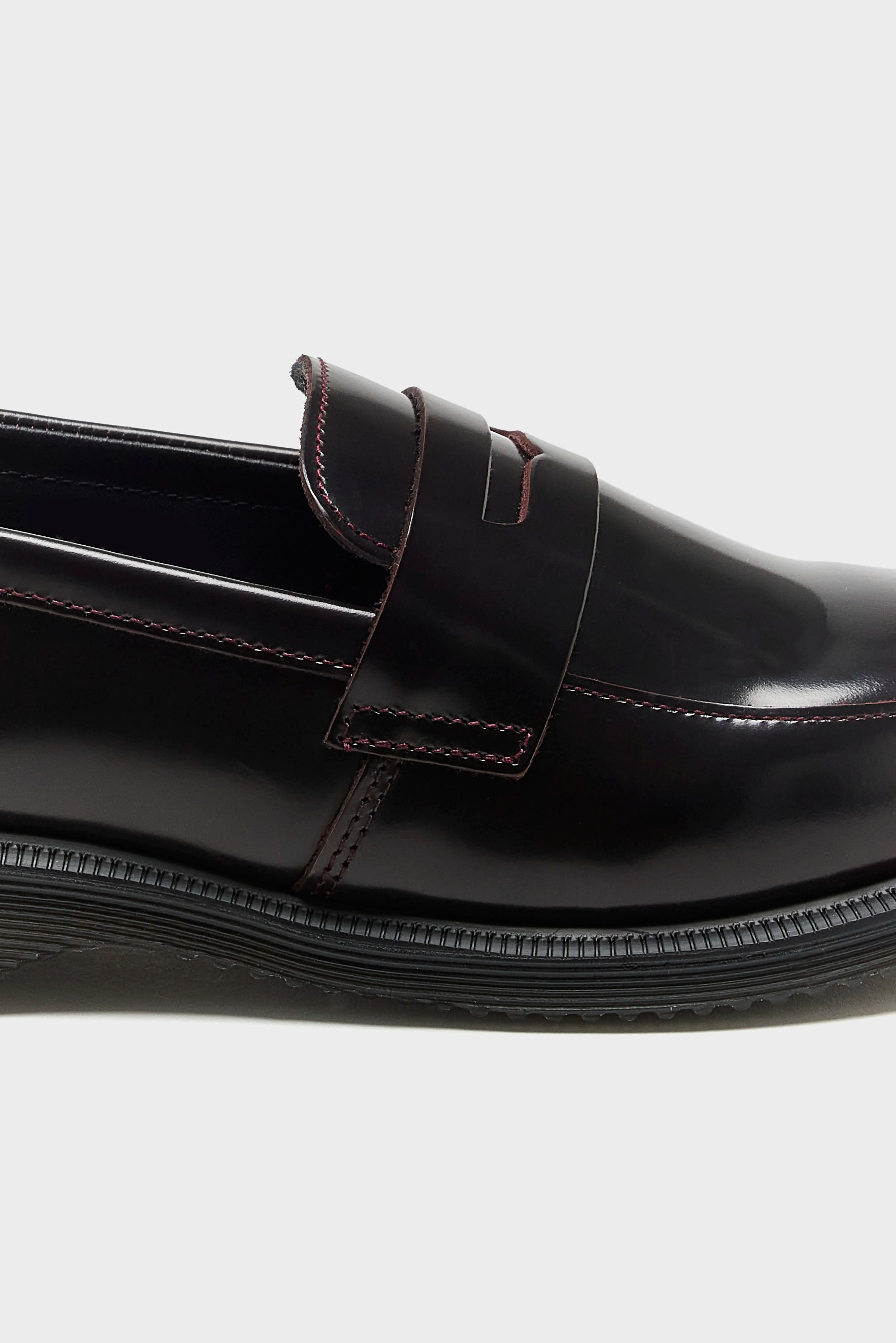 Mocassins Temara en Cuir Arcadia pour Femmes (252 / W / RED)