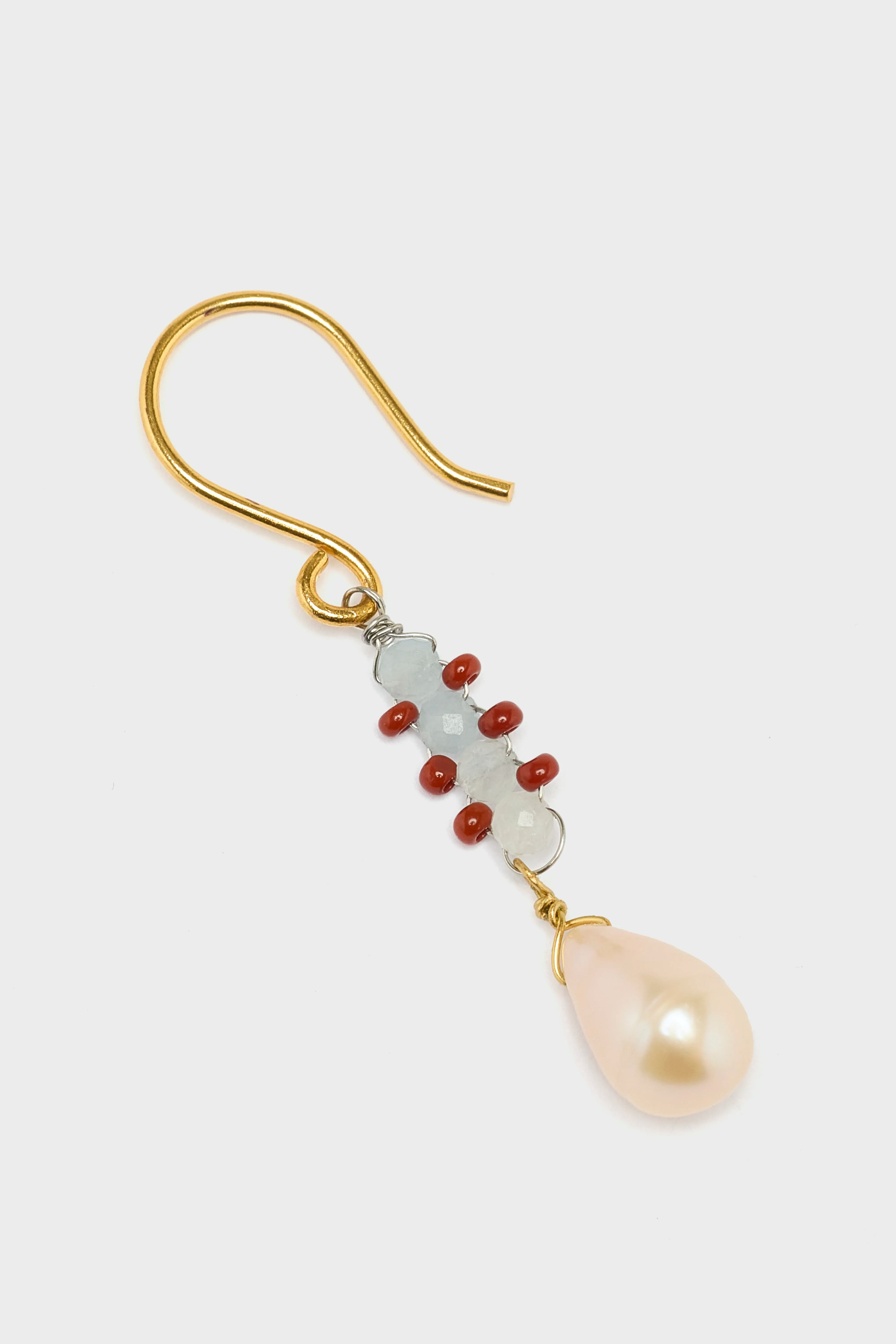 N° LA7 Asymmetric Earrings  (252 / W / MULTICOLOR)