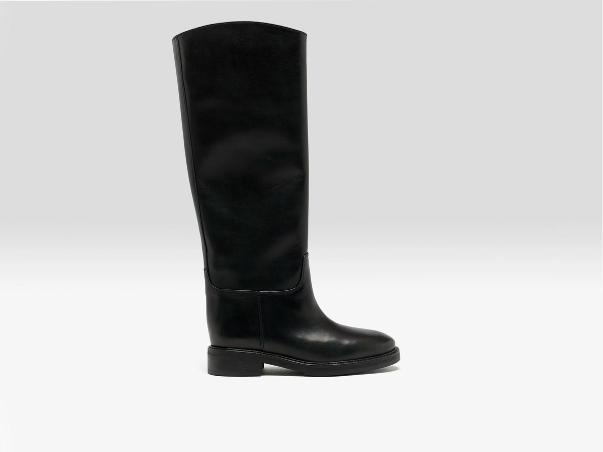 Florentine Knee-High Boots (262 / W / BLACK)